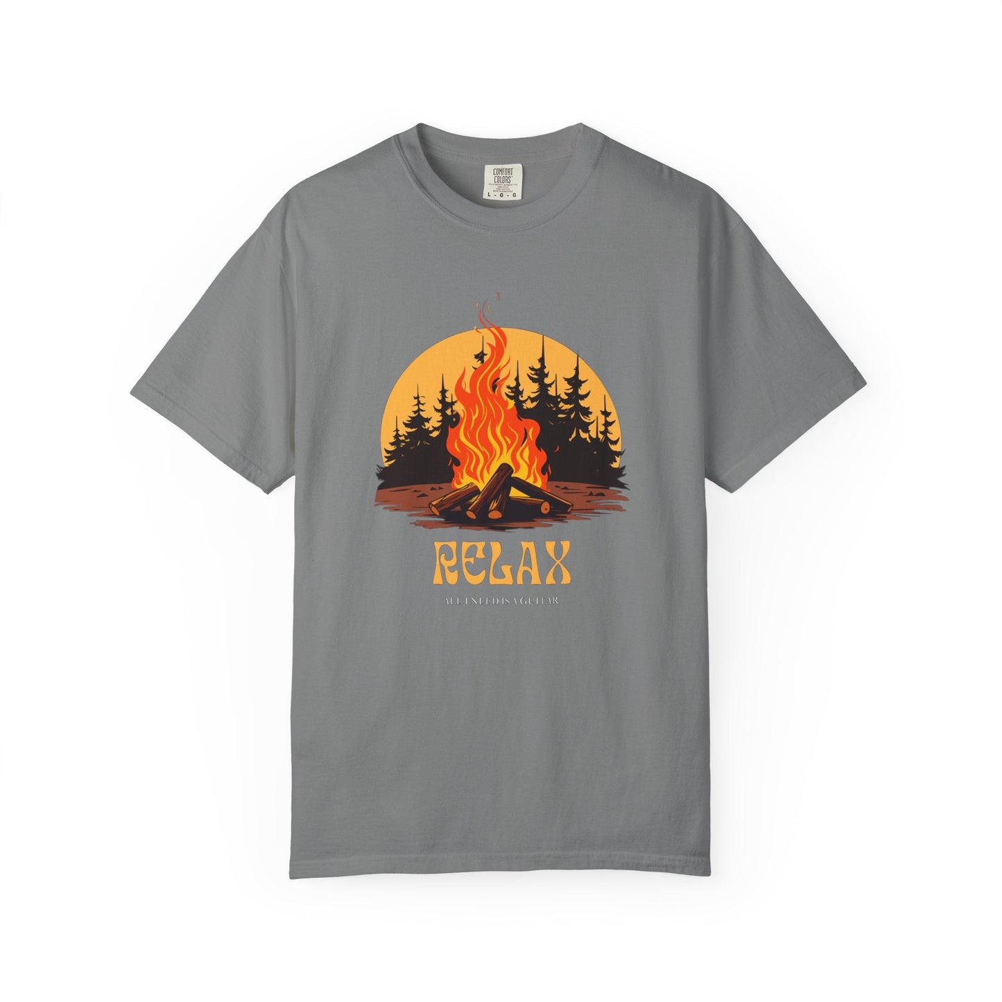 Bonfire relax unisex t-shirt – nature Inspired camping tee