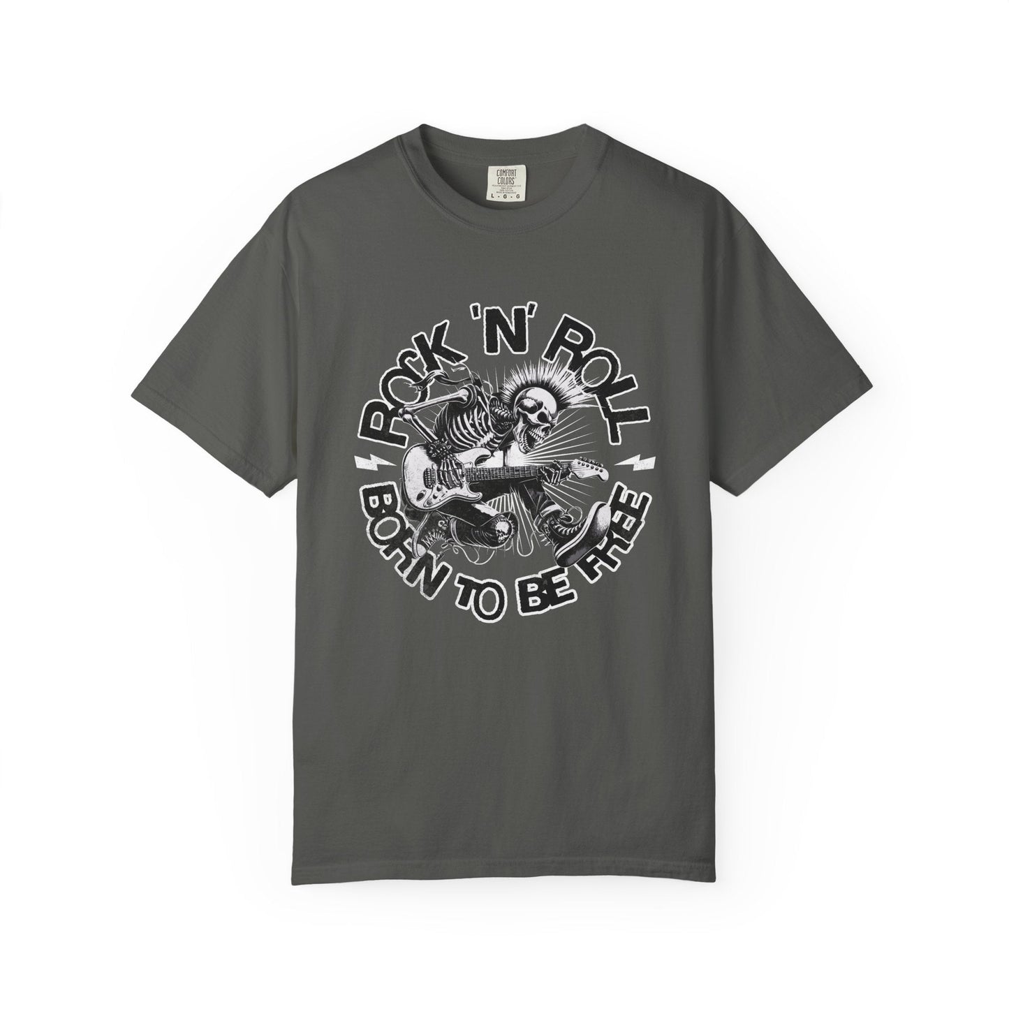 Rock n' roll cool skeleton guitar unisex T-shirt - edgy style