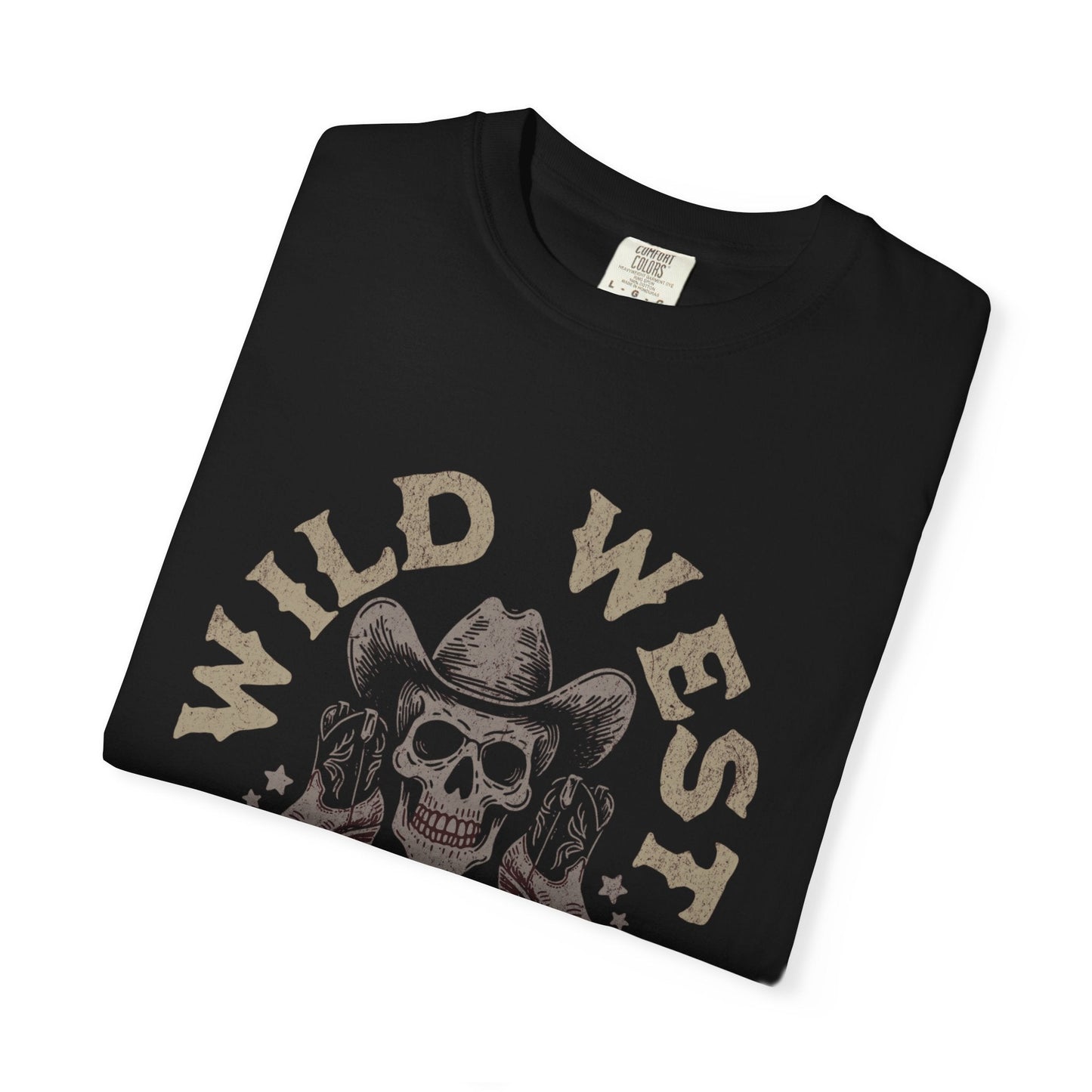 Wild west skull t-shirt - Vintage cowboy style apparel
