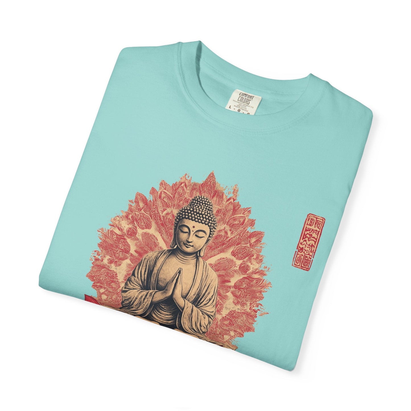 Meditation lotus t-shirt - Peaceful spiritual wear - 100% Cotton