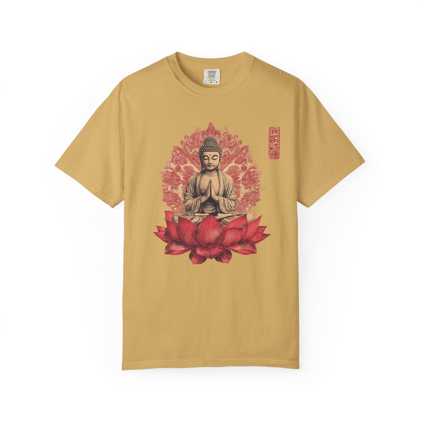Meditation lotus t-shirt - Peaceful spiritual wear - 100% Cotton