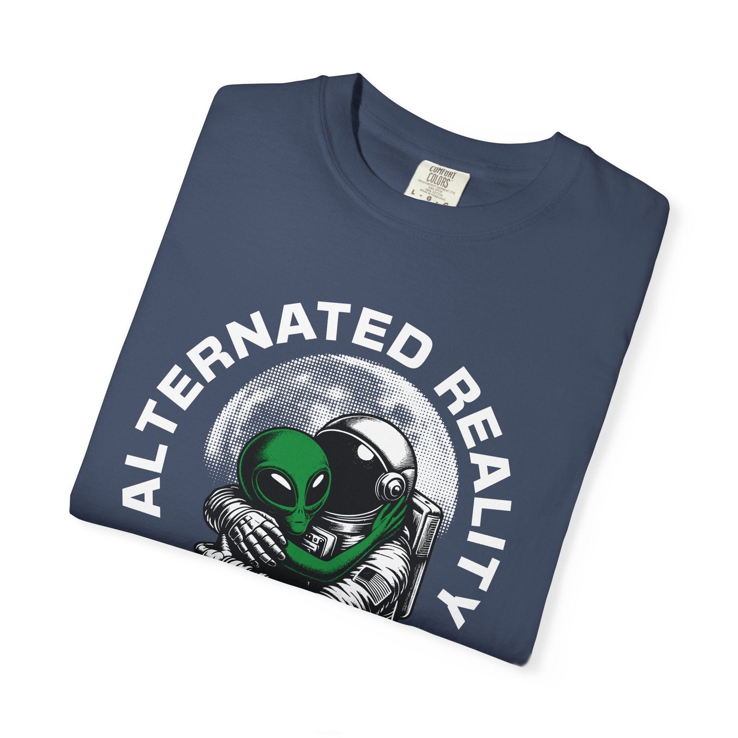 Alien love t-shirt with vintage alien and astronaut design