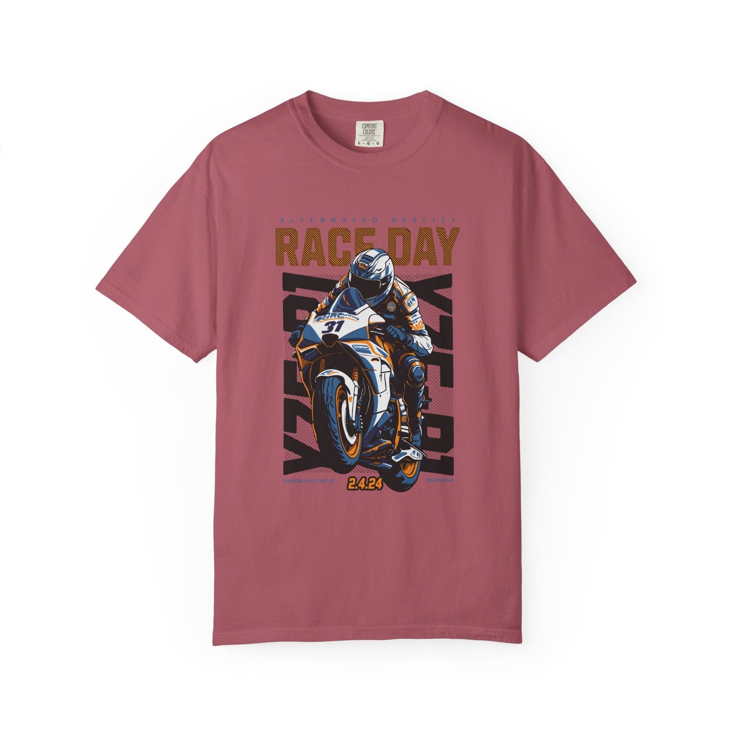 Motorcycle race t-shirt - Graphic design apparel, unisex