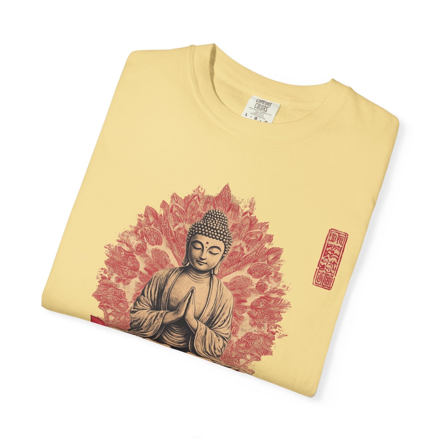 Meditation lotus t-shirt - Peaceful spiritual wear - 100% Cotton