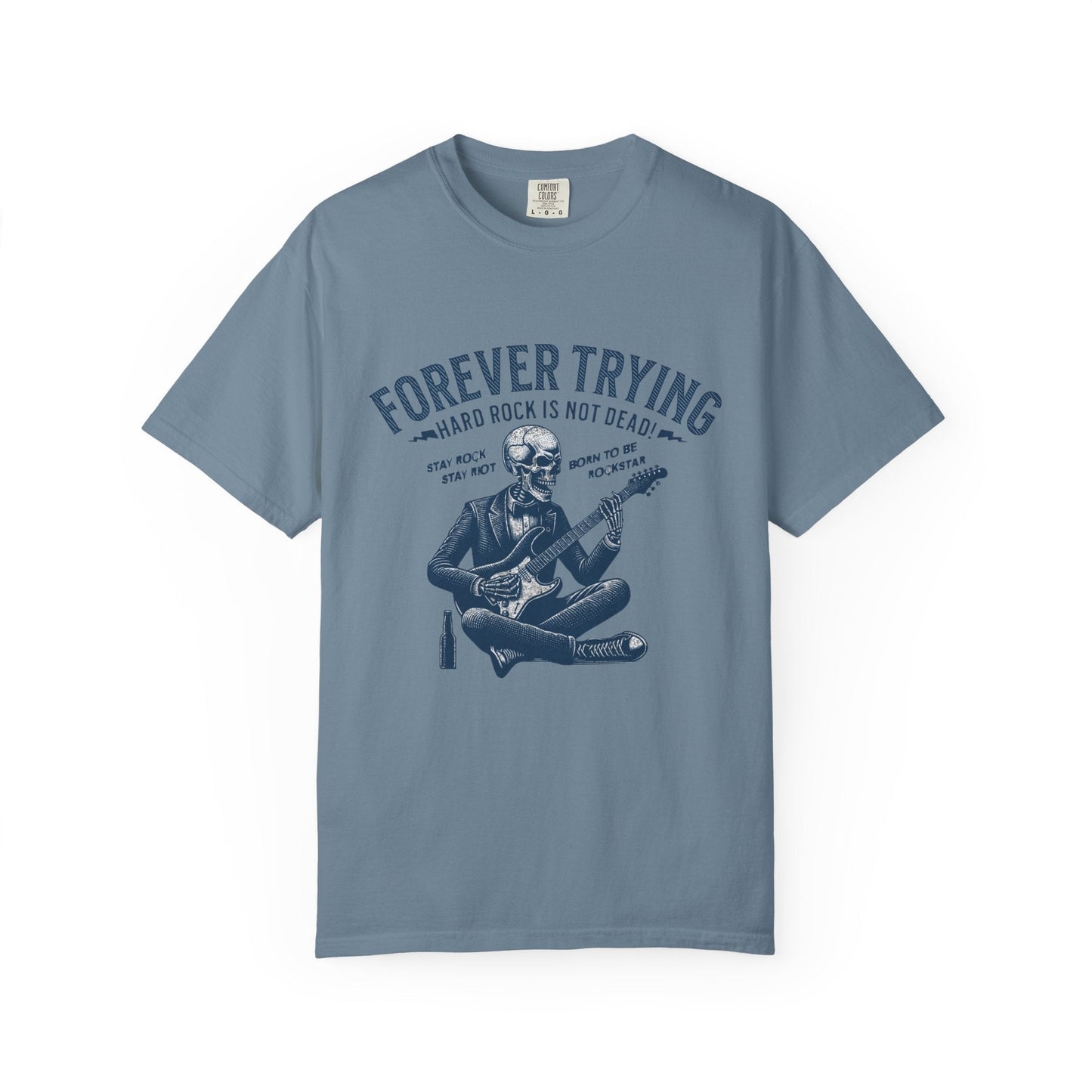 Rose rocker guitarist: stylish t-shirt for rockers