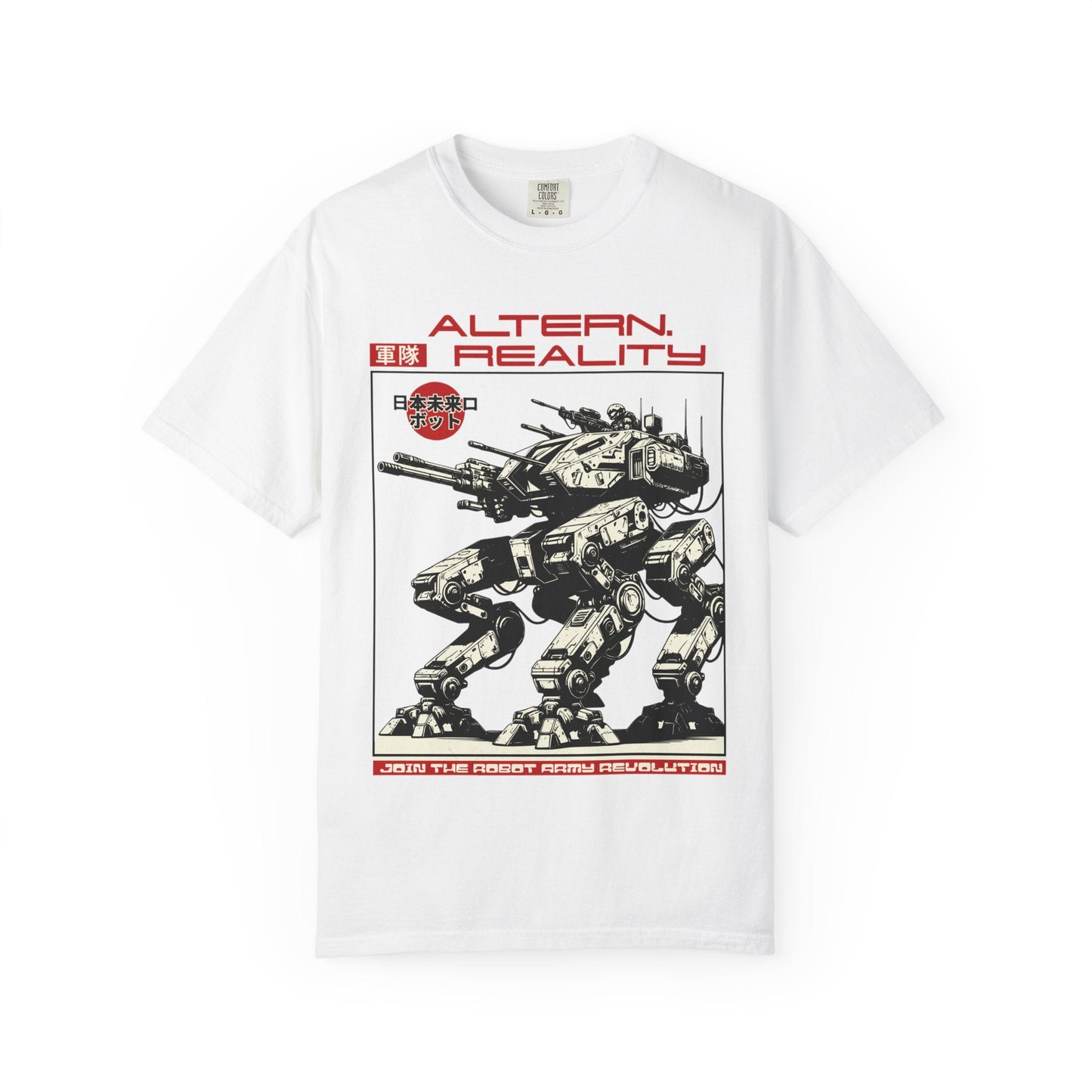 Futuristic Mech revolution tee - Style for sci-fi fans