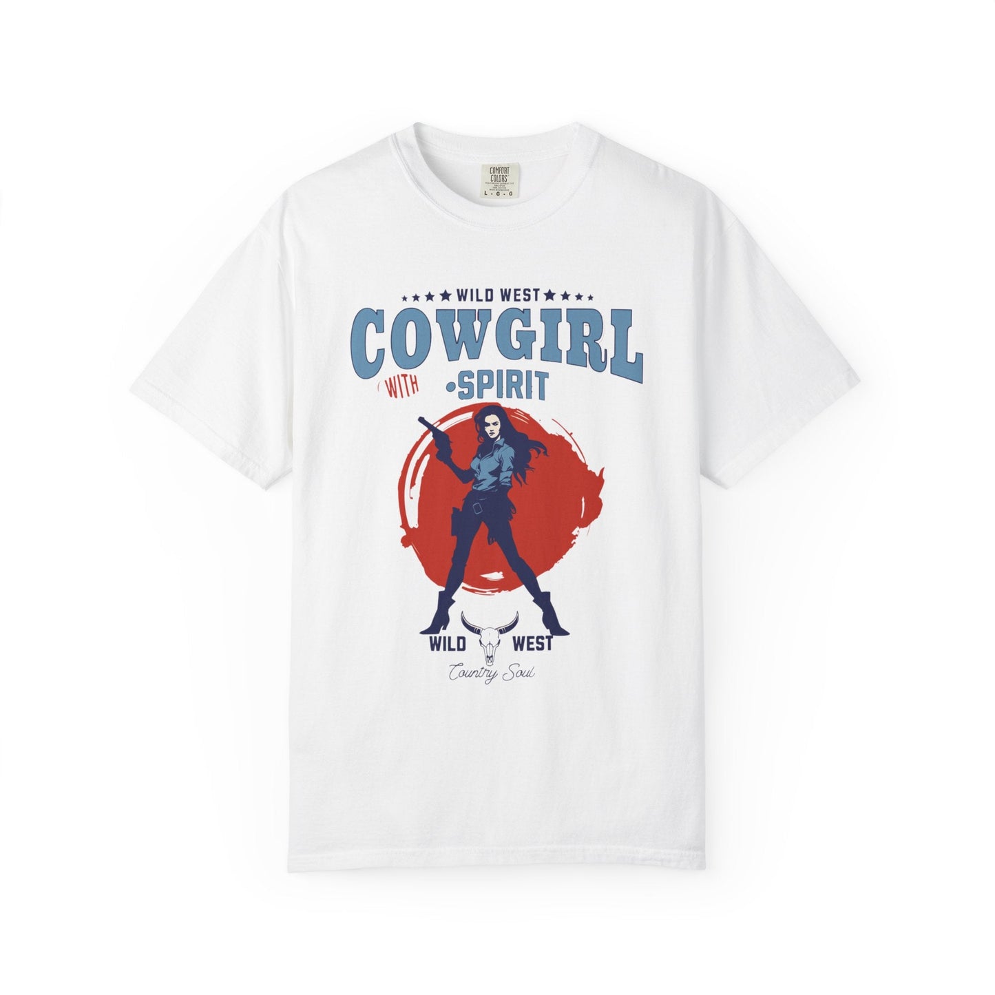 Cowgirl western t-shirt - Vintage wild west & diesel cool punk style