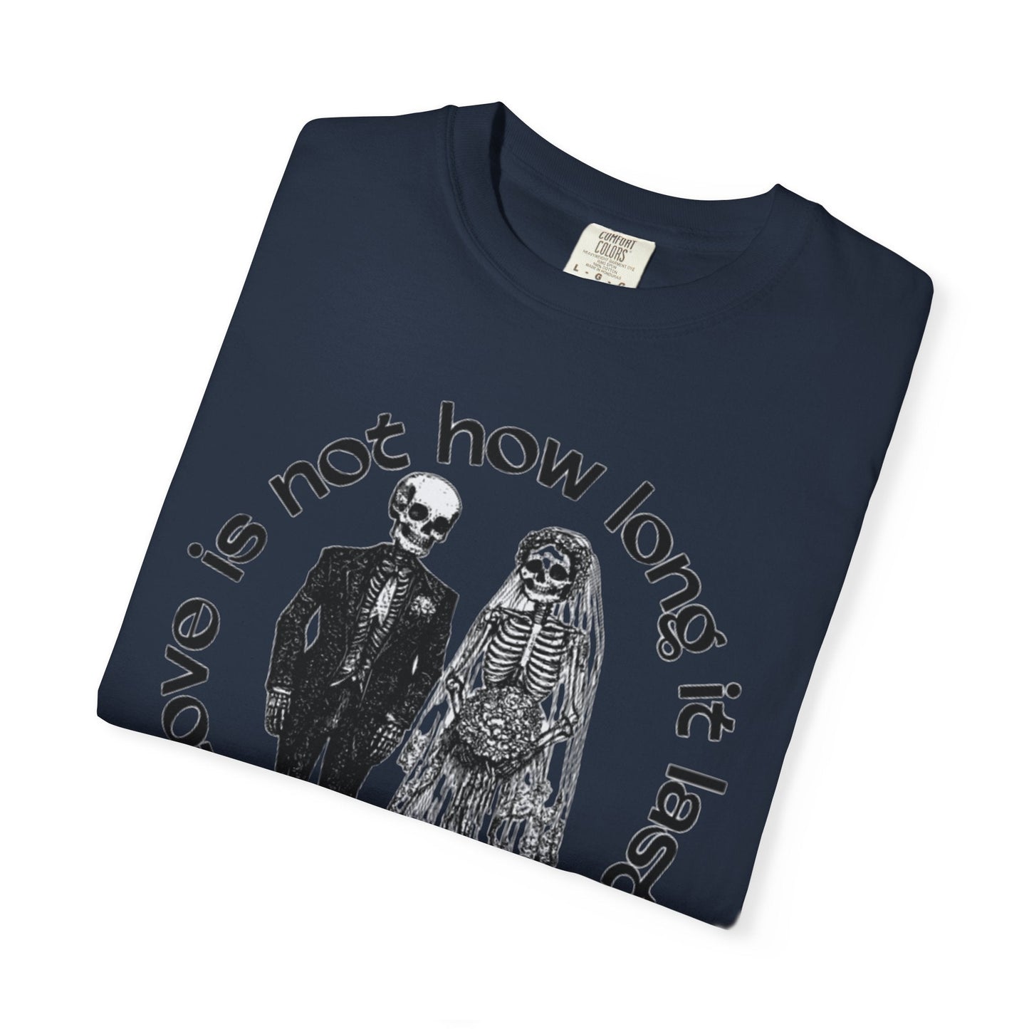 Skeleton wedding black unisex t-shirt | Unique gothic design
