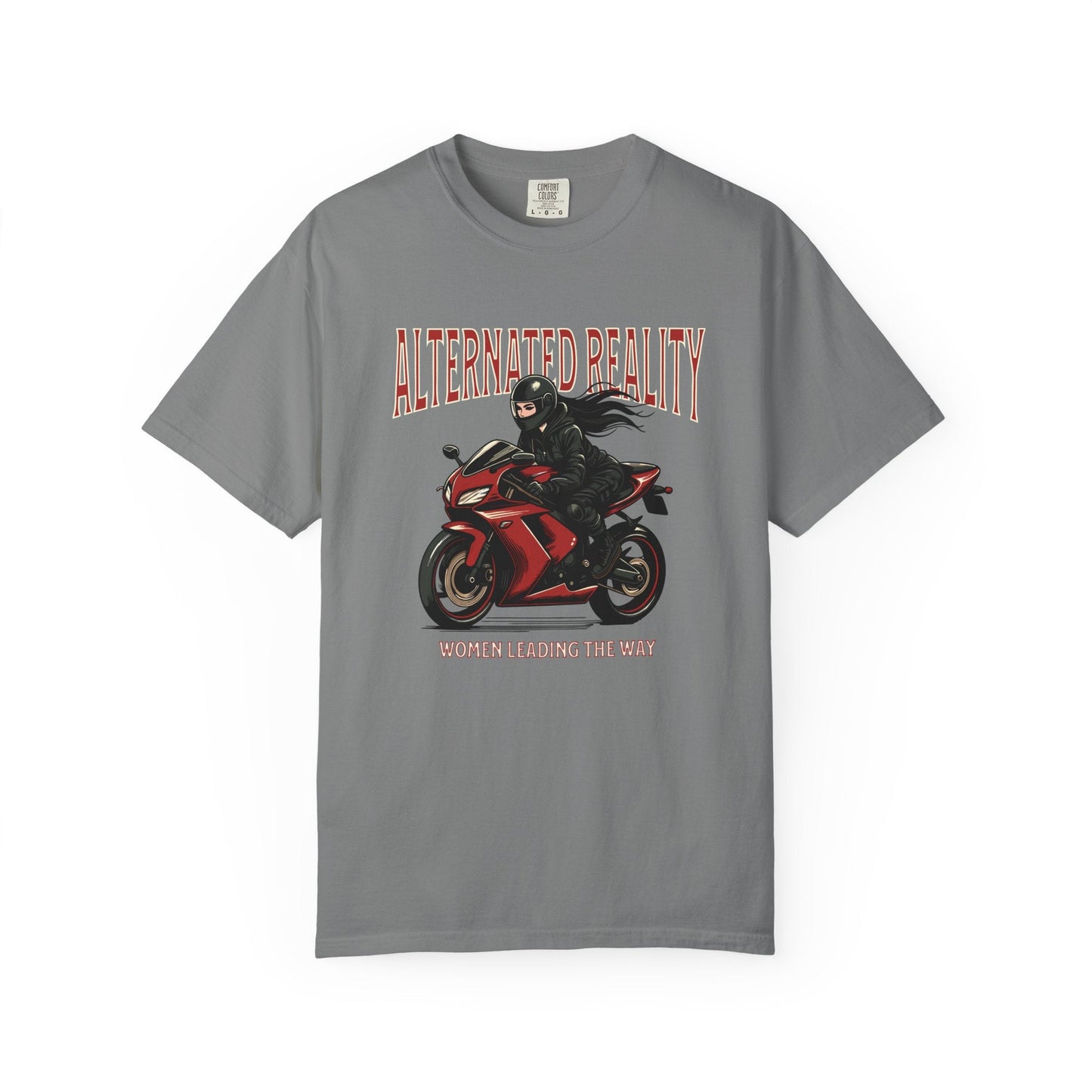 Woman Biker t- shirt - Empowerment & vintage style