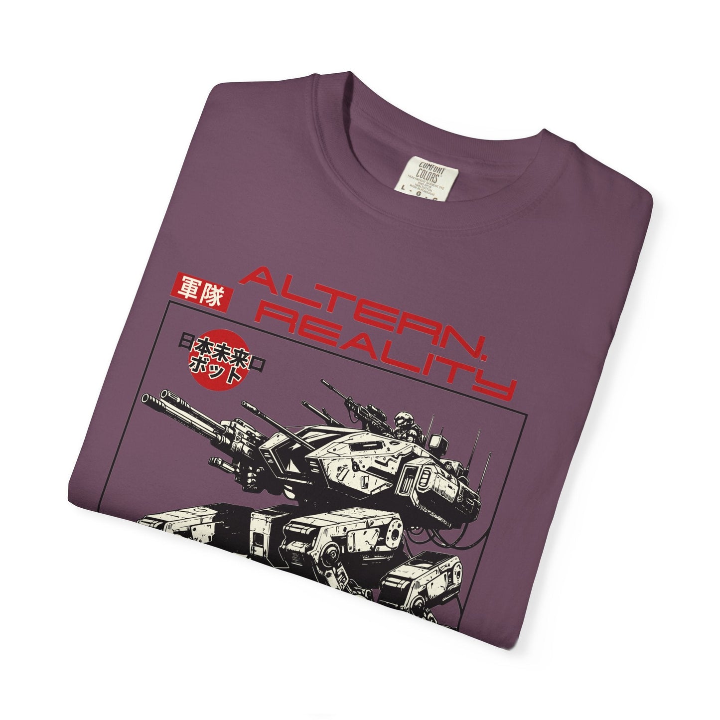 Robot Revolution T-shirt – Giant Mech with Weapons