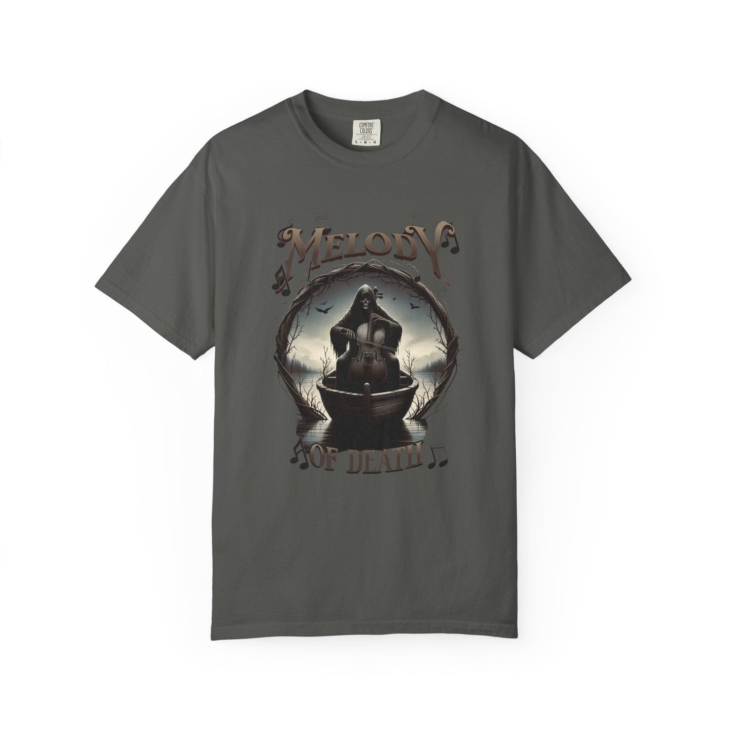 Melody of death gothic t-shirt - Dark unisex garment- music lovers