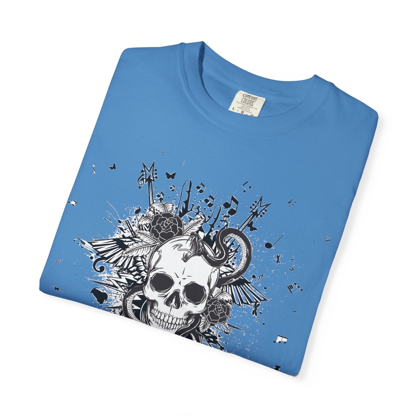 Skull butterfly t-shirt - Edgy grunge style rock 'n' roll for all