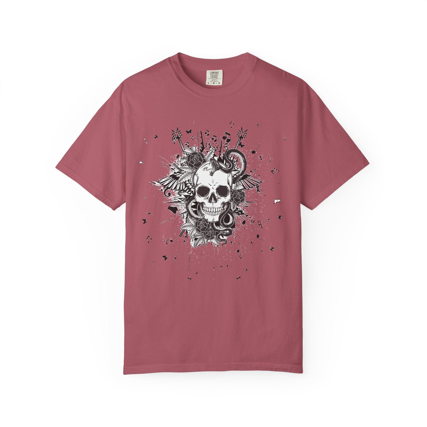 Skull butterfly t-shirt - Edgy grunge style rock 'n' roll for all