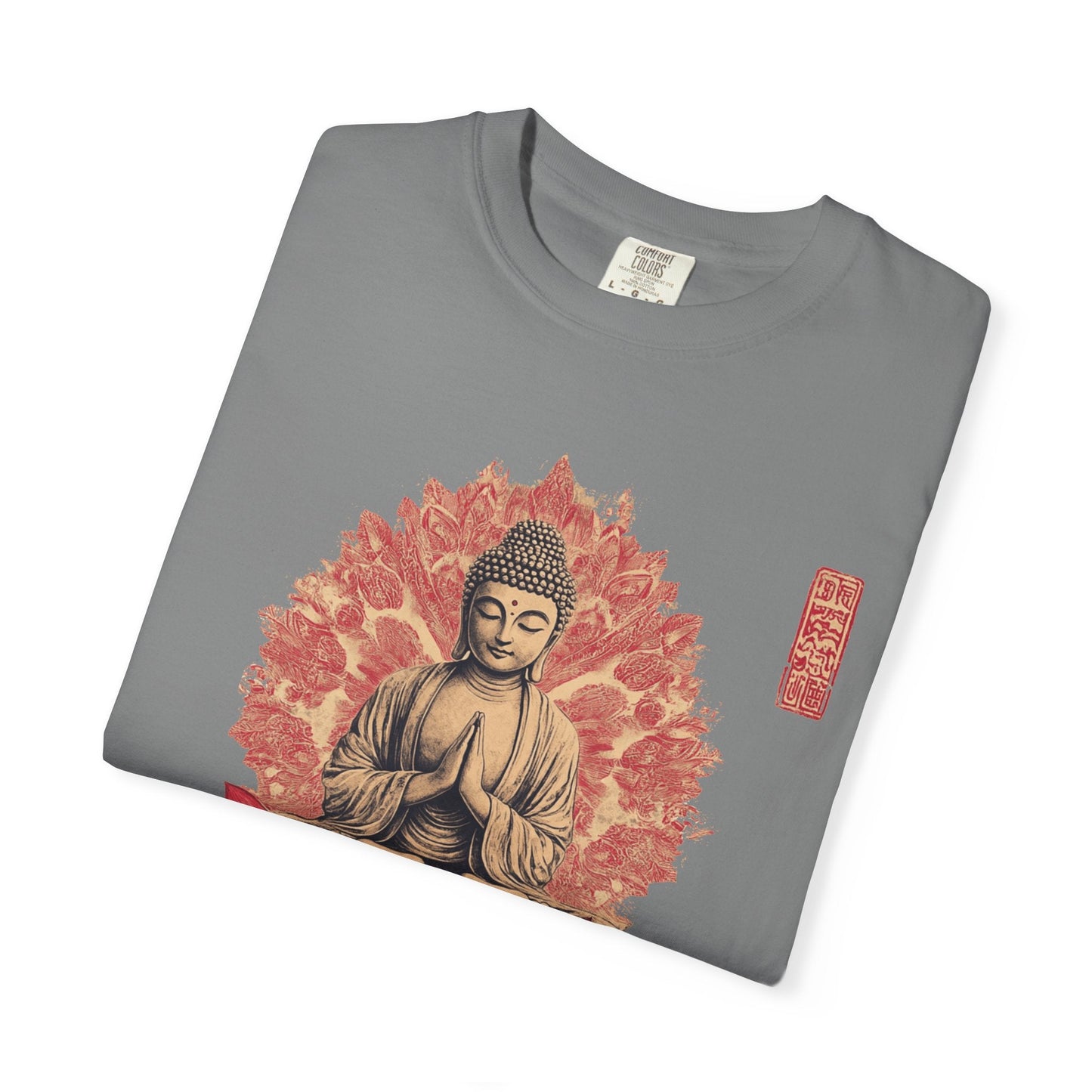 Meditation lotus t-shirt - Peaceful spiritual wear - 100% Cotton