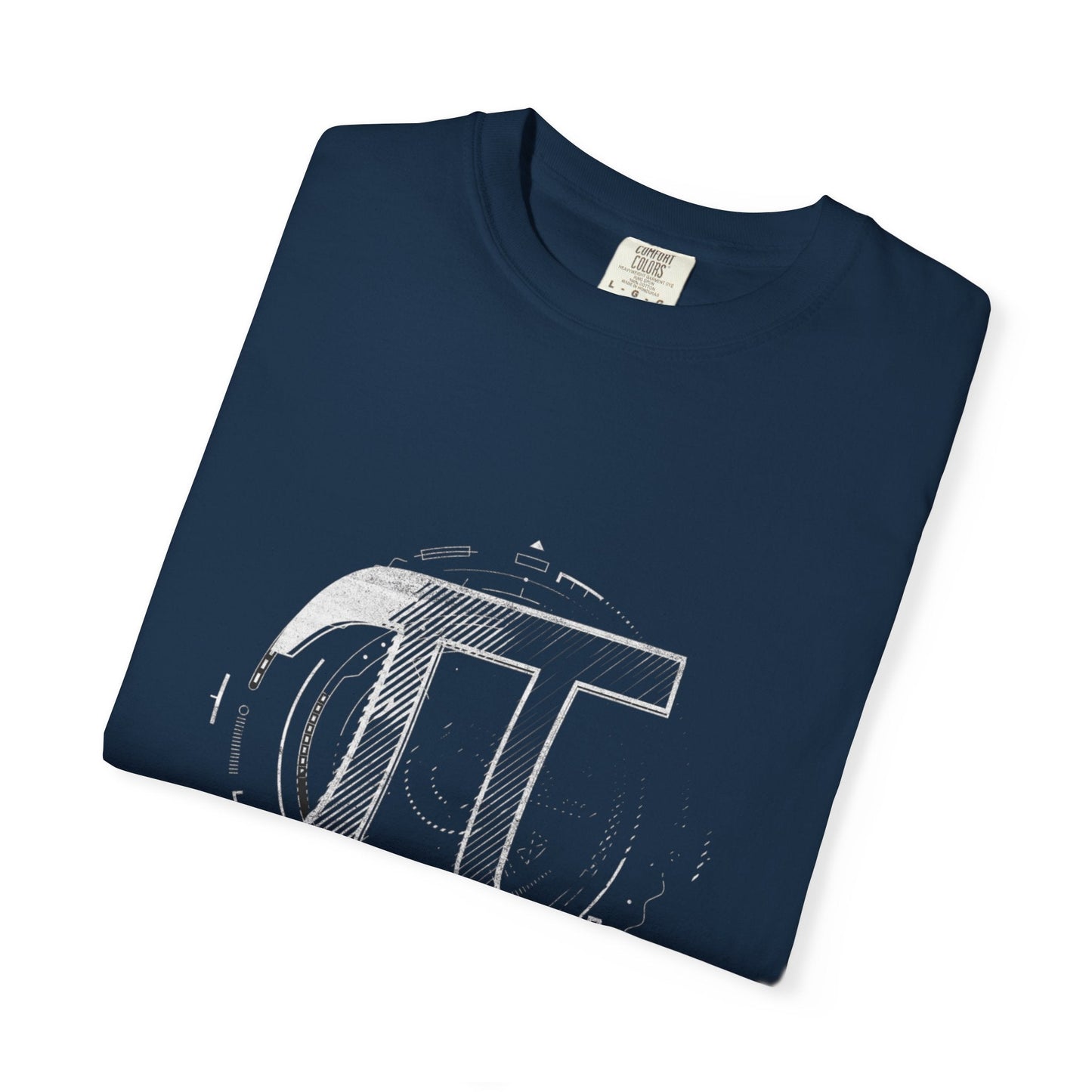 Pi Symbol dark t-shirt - Stylish math graphic tee for science lovers
