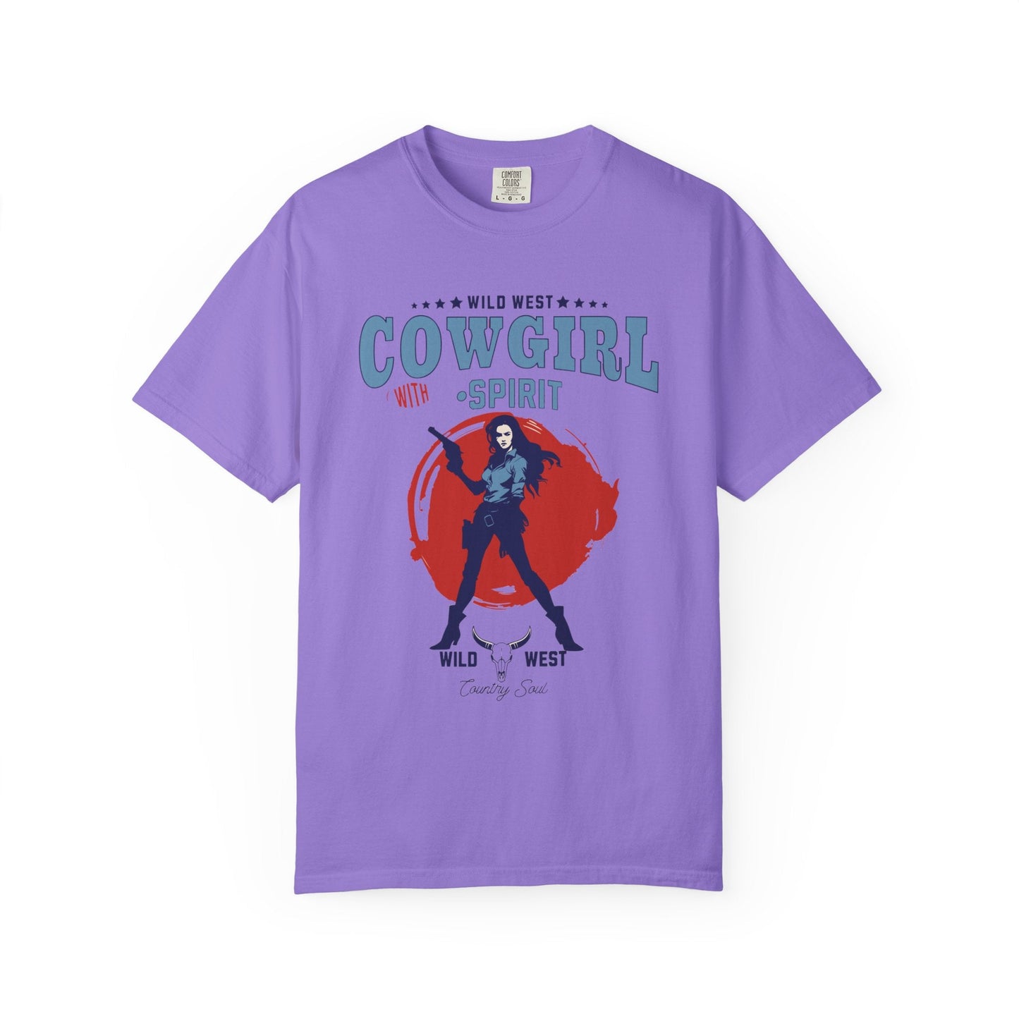 Cowgirl western t-shirt - Vintage wild west & diesel cool punk style