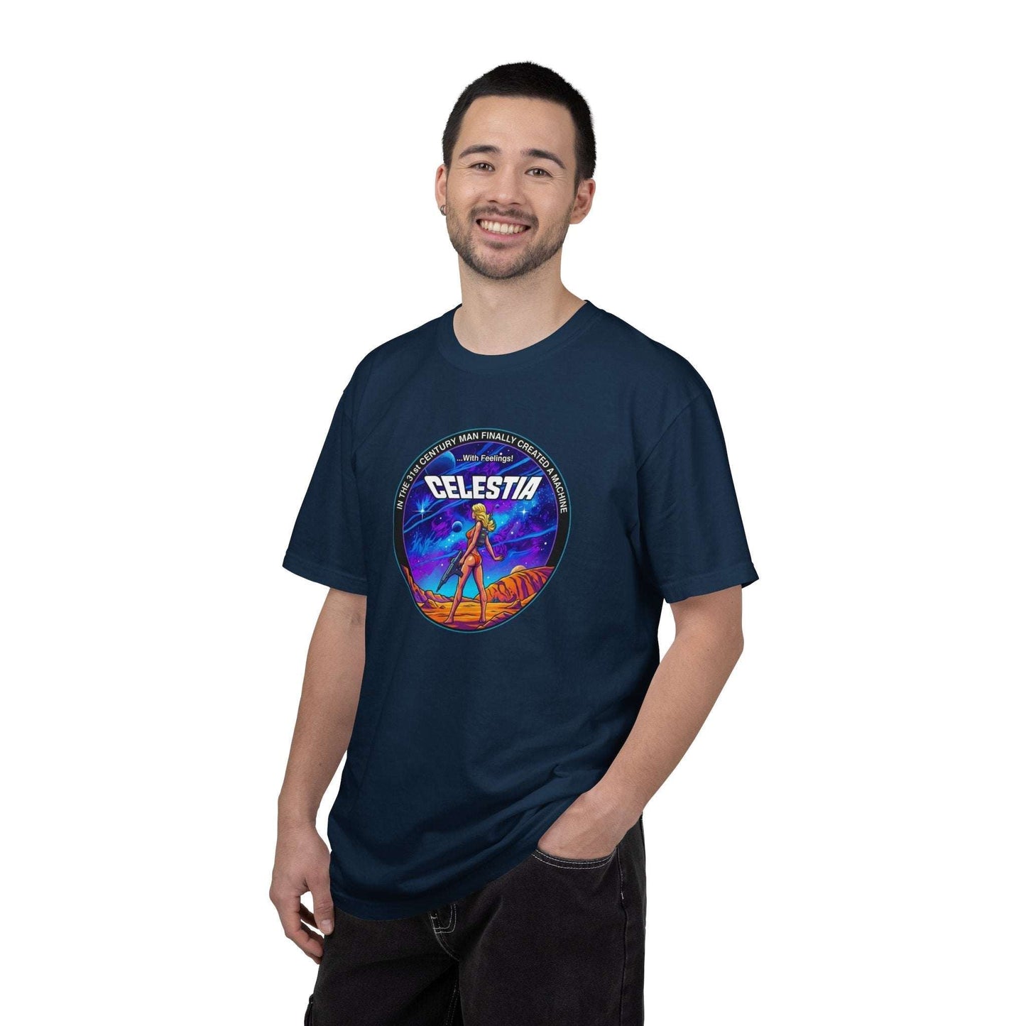 Celestia – Galactic Warrior Humorous T-Shirt