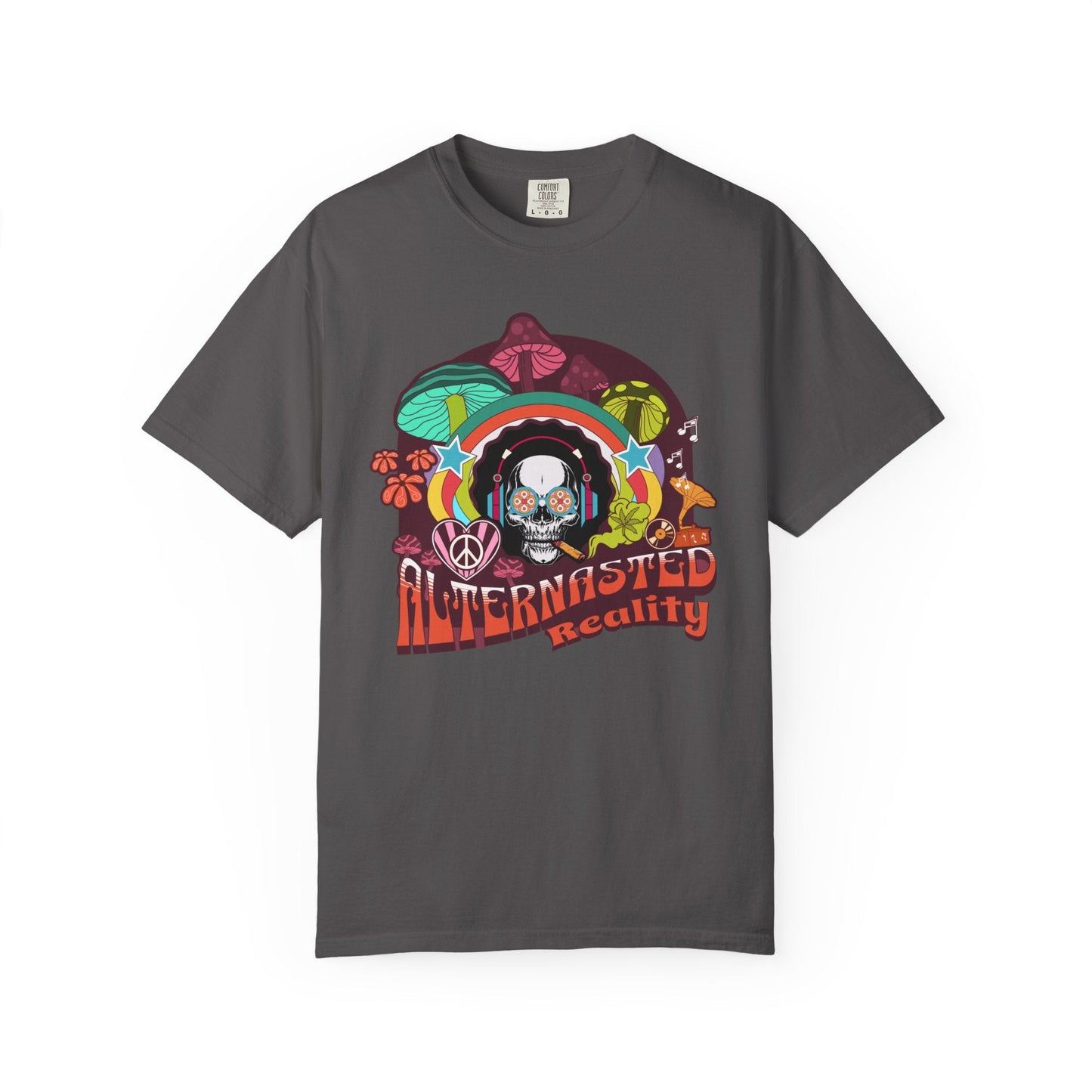Alien t-shirt - Lovingly terrestrial for sci-fi enParty skull - Psychedelic alien t-shirt for Sci-Fi enthusiasts | Trendy & durablethusiasts