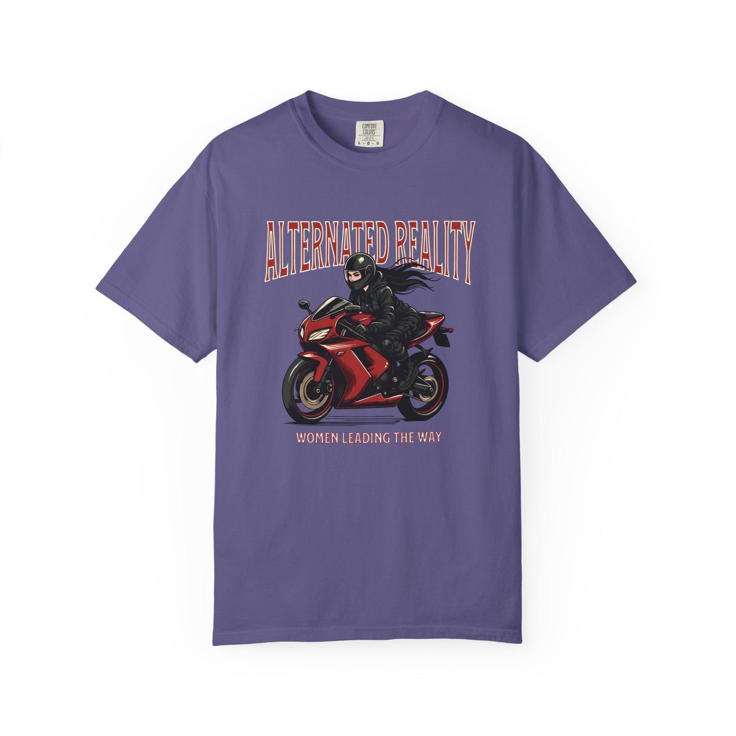 Woman Biker t- shirt - Empowerment & vintage style