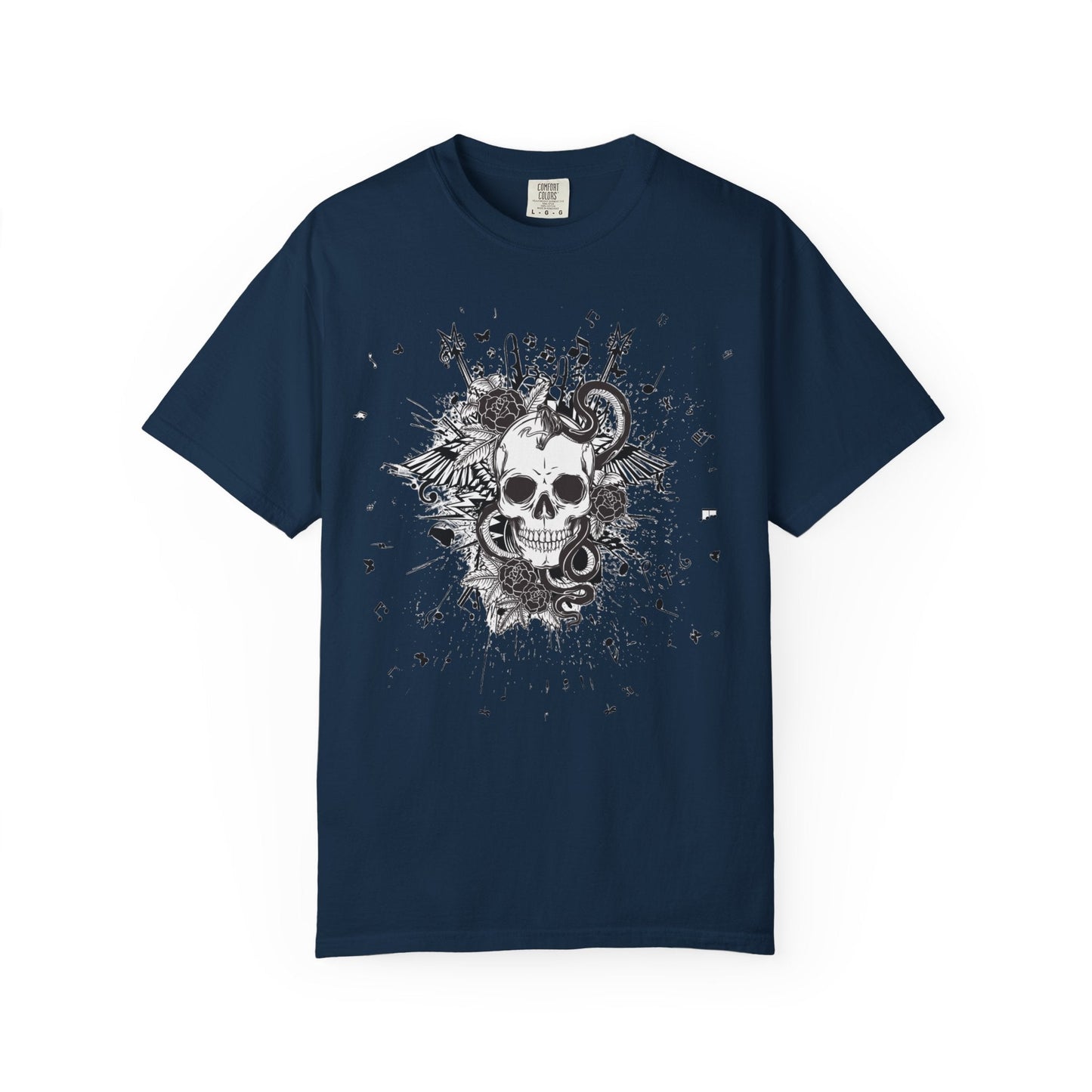 Skull butterfly t-shirt - Edgy grunge style rock 'n' roll for all