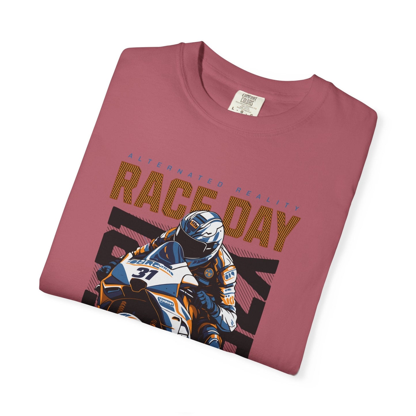 Motorcycle race t-shirt - Graphic design apparel, unisex