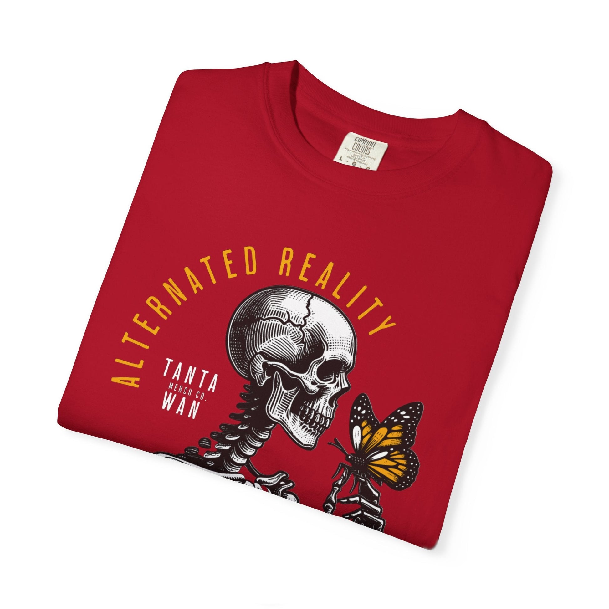 Skeleton & Sunflowers t-shirt - Unique edgy design for art & Halloween