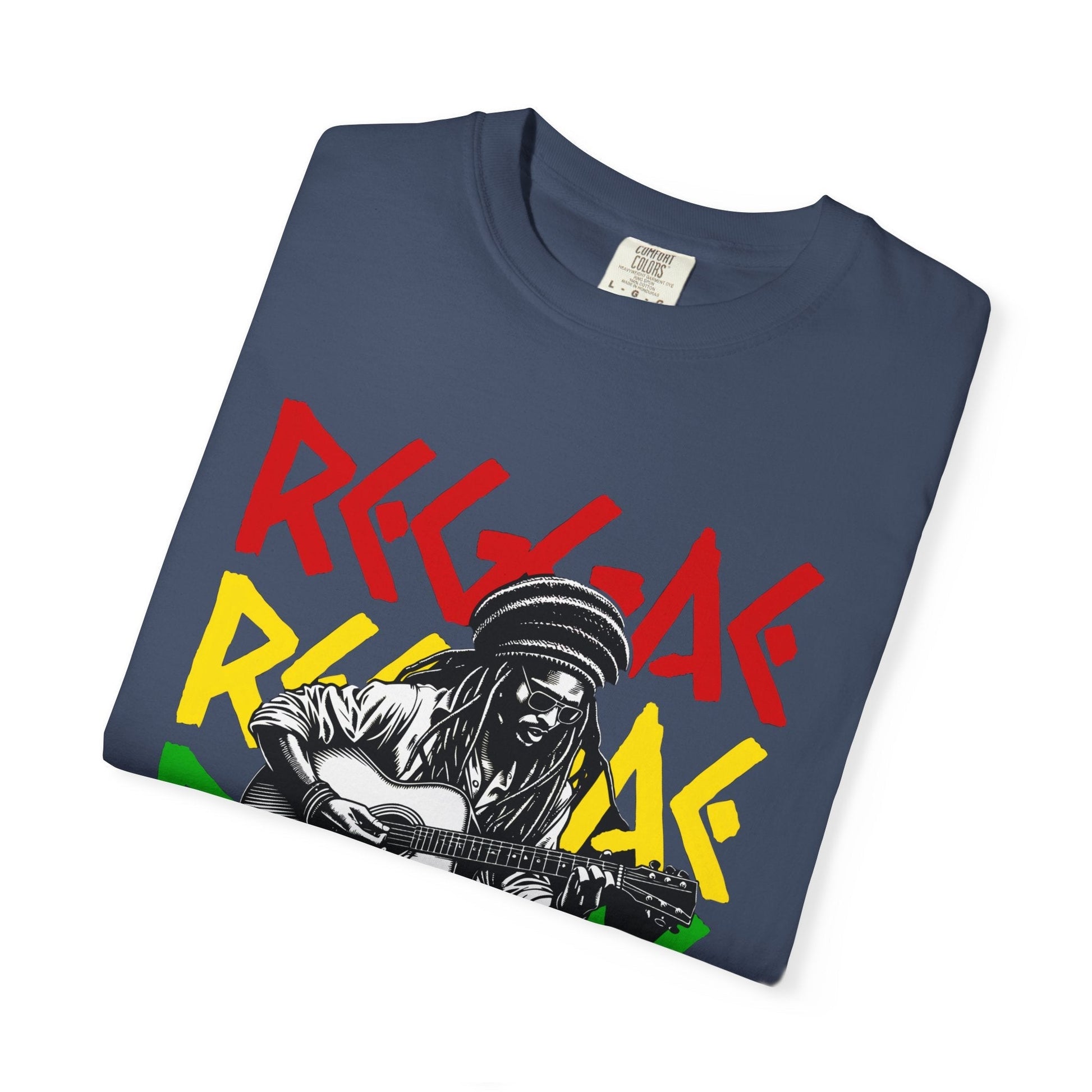 Rasta reggae t-shirt - Vibrant music lover's casual cotton  cool tee 
