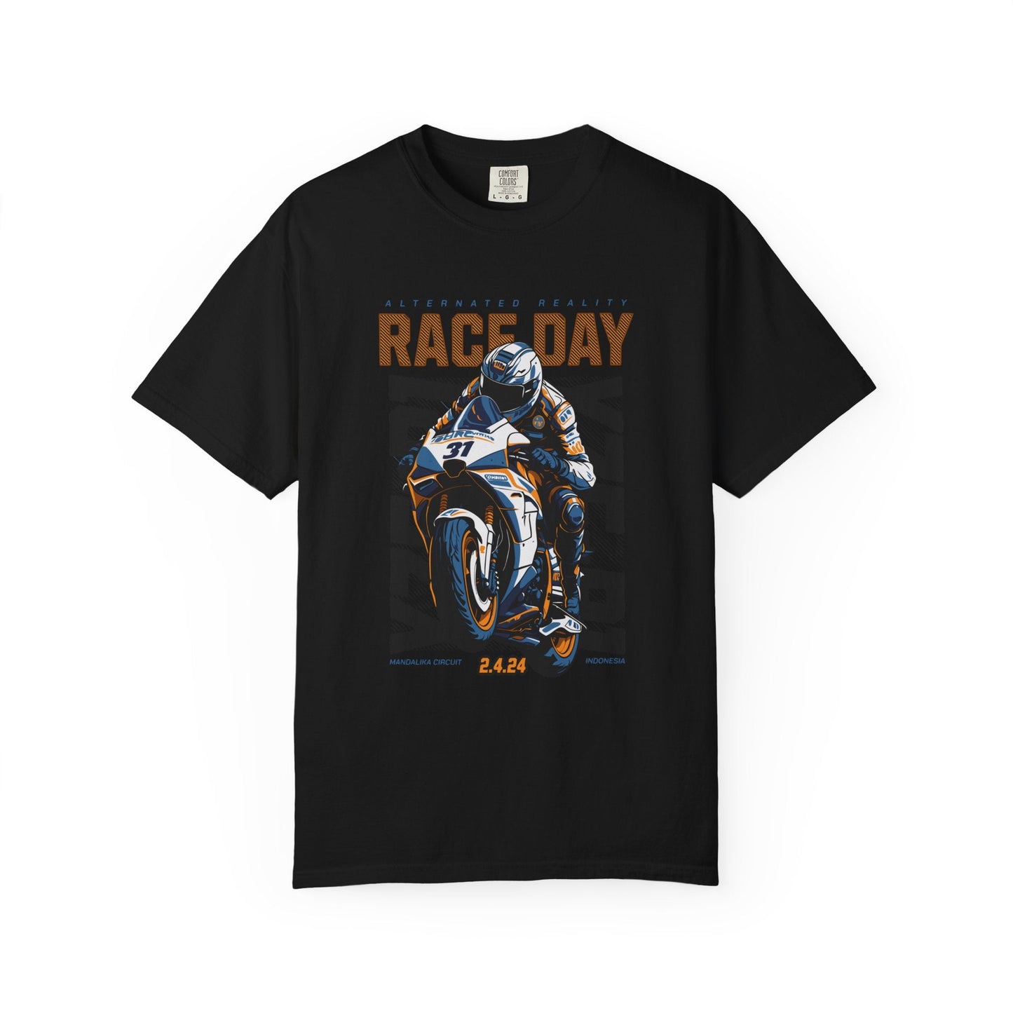 Motorcycle race t-shirt - Graphic design apparel, unisex
