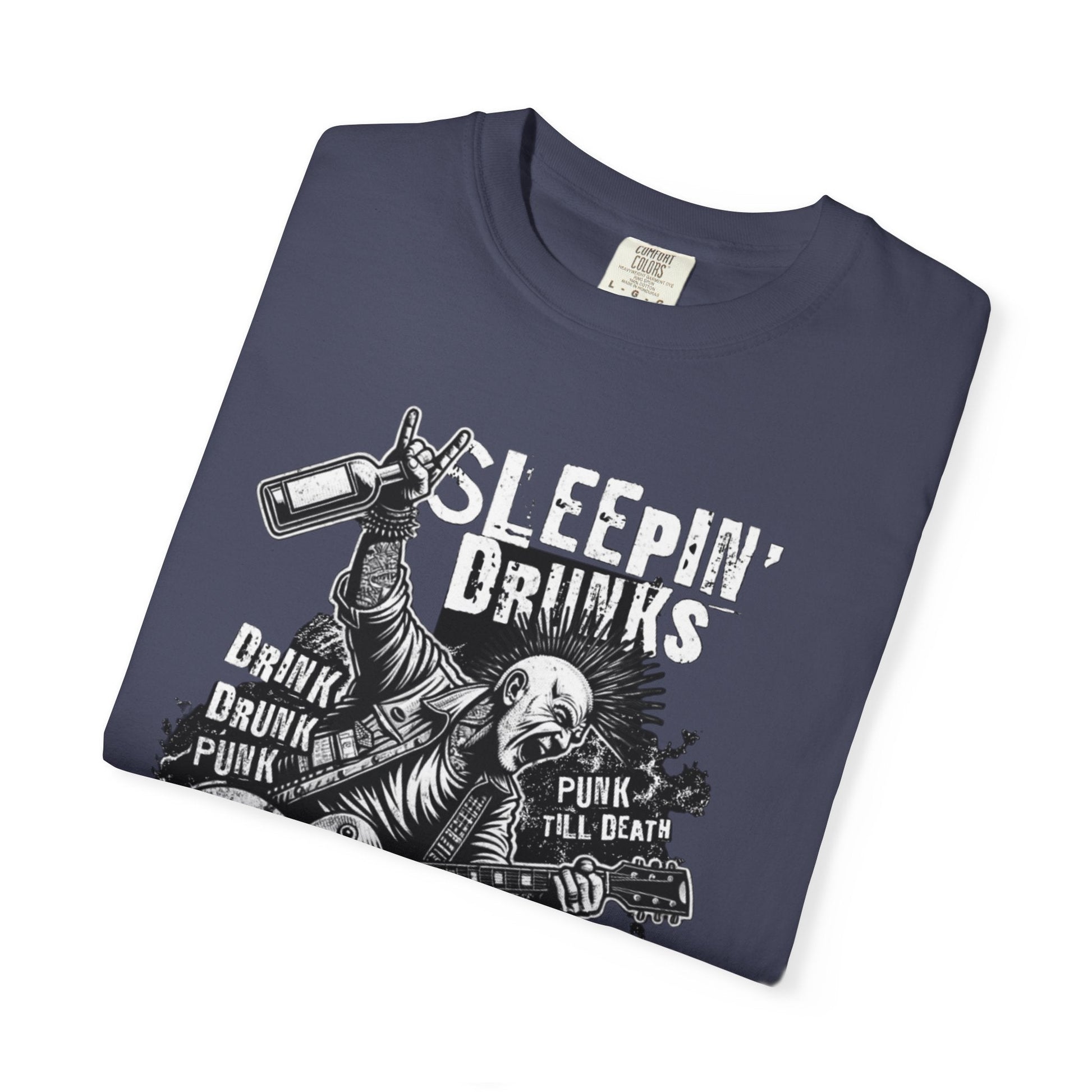 Sleeping drunks t-Shirt - punk is not dead & quirky casual wear