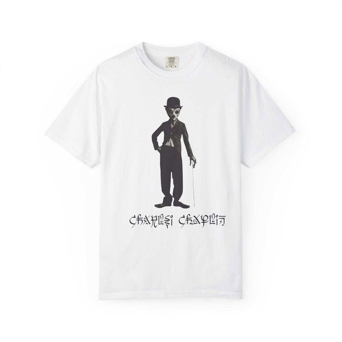 Alien Comedy T-Shirt with playful extraterrestrial humor graphic on soft fabric