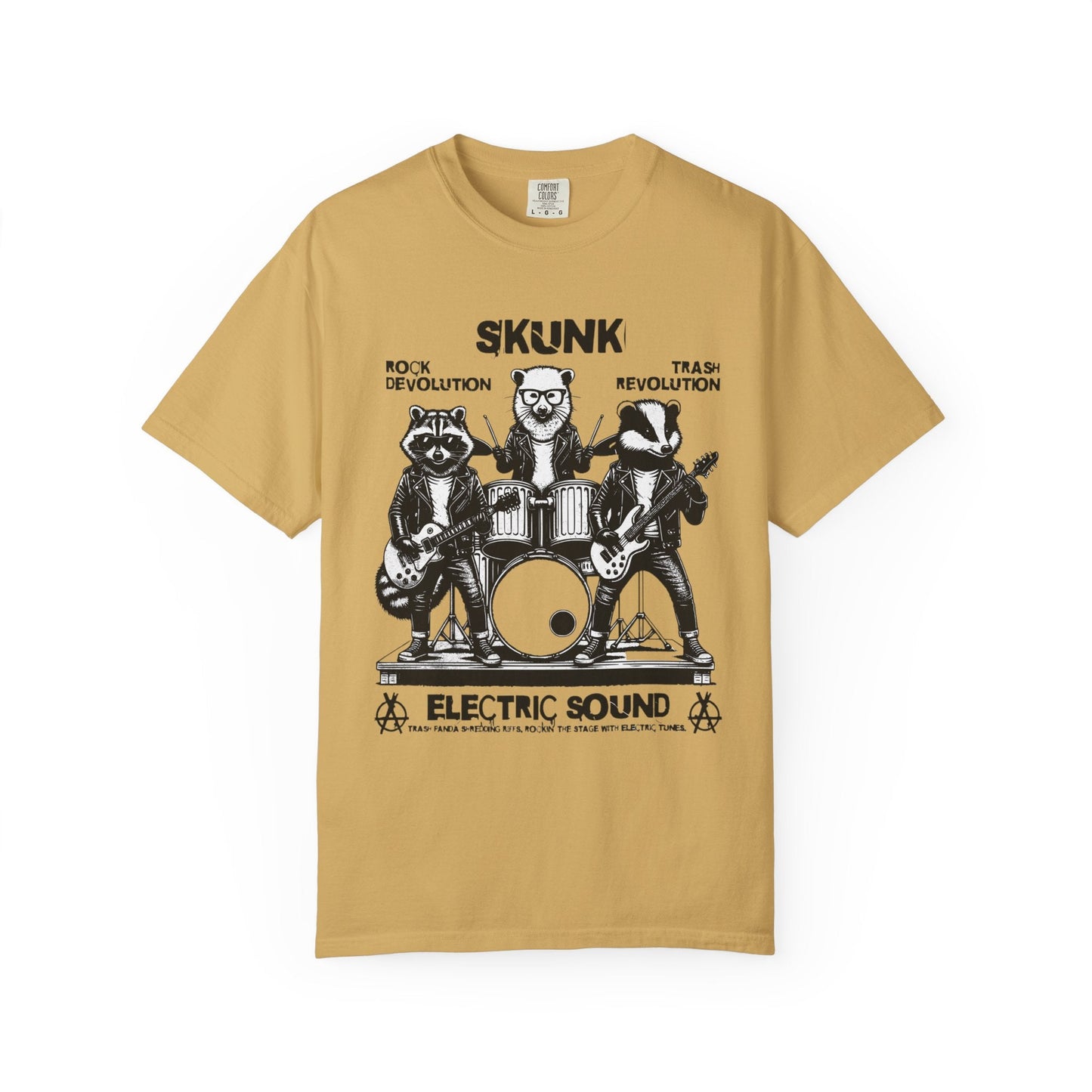 Vintage Skunk band t-shirt for rock music and cartoon fans
