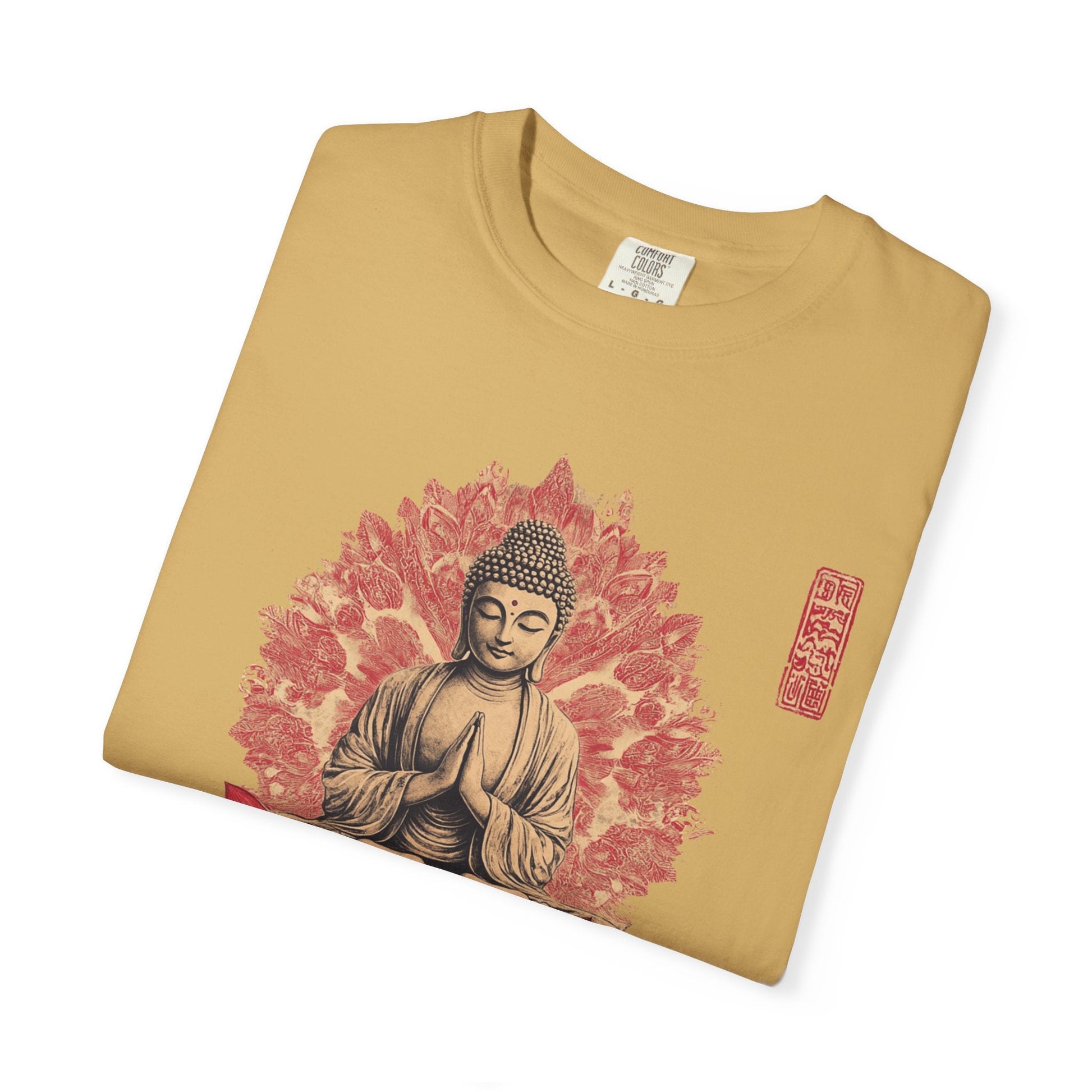 Meditation lotus t-shirt - Peaceful spiritual wear - 100% Cotton
