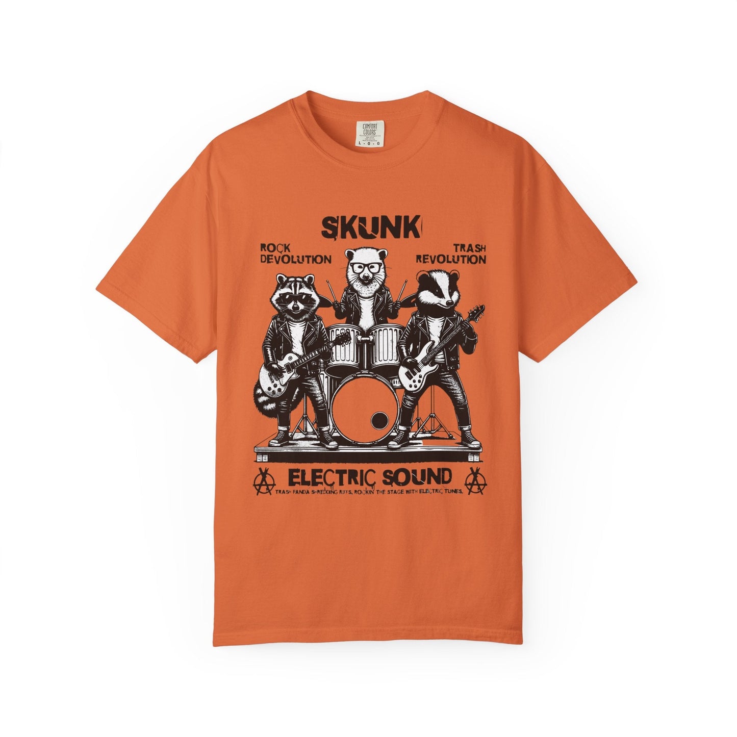 Vintage Skunk band t-shirt for rock music and cartoon fans