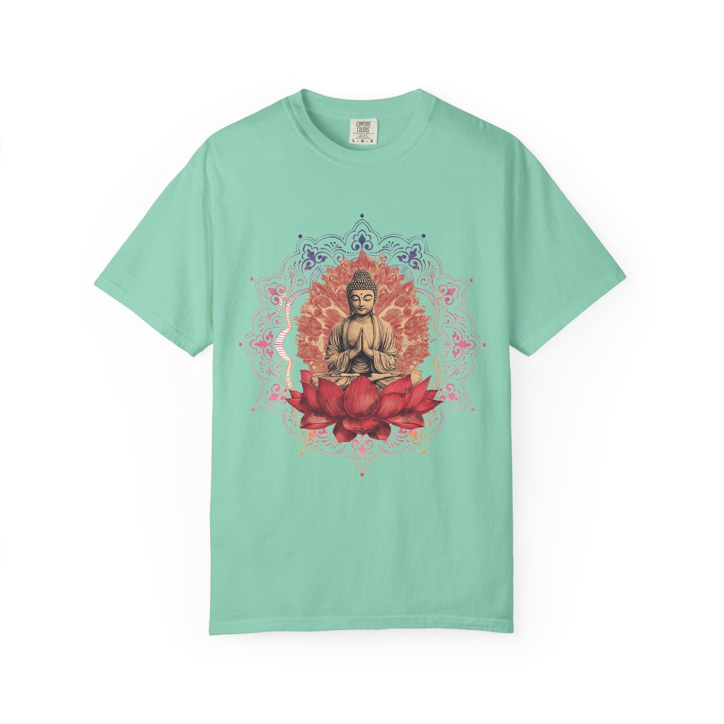Lotus meditation t-shirt for peaceful and stylish wear