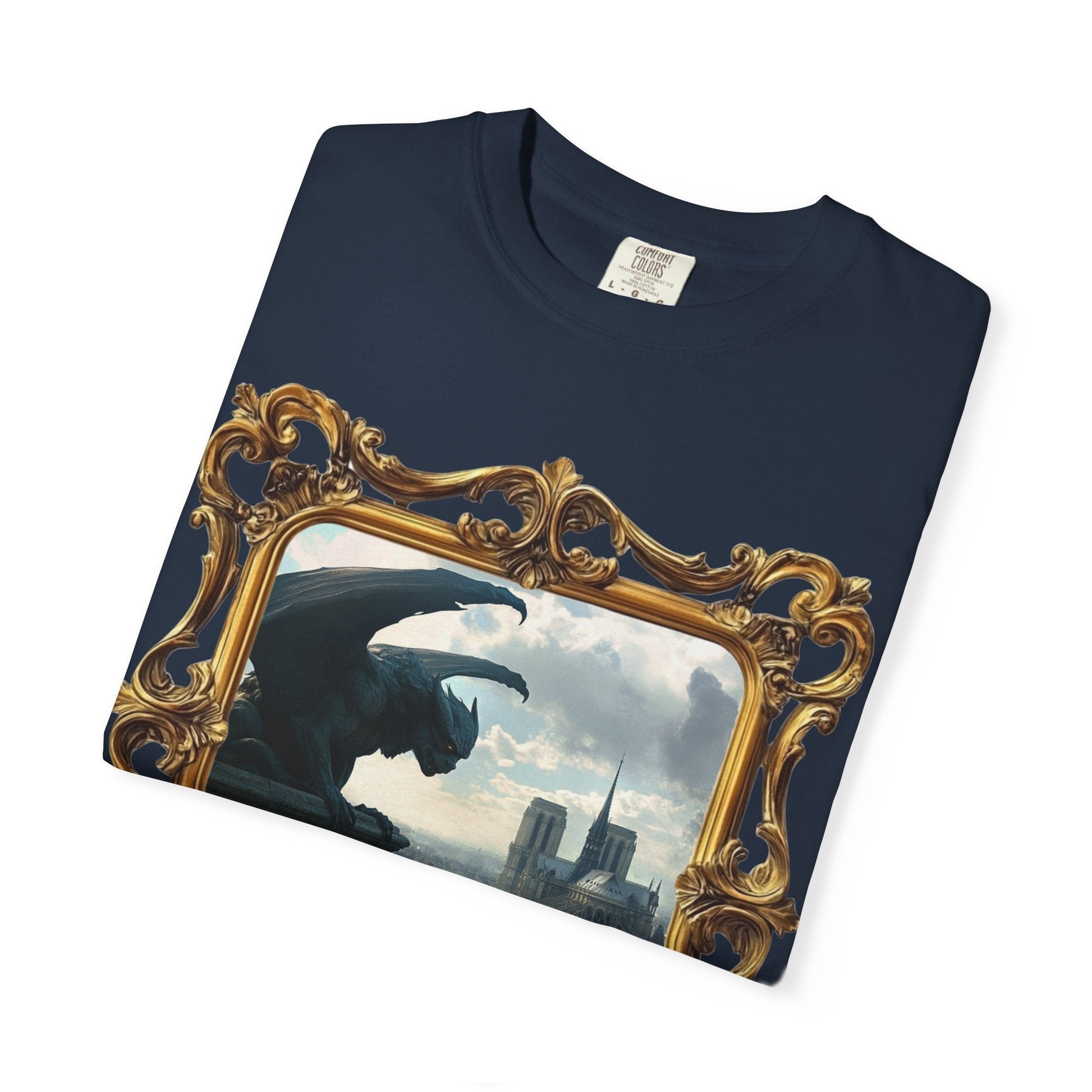 Paris mysteries gothic t-Shirt - Unique gargoyle design