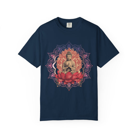 Lotus meditation t-shirt for peaceful and stylish wear