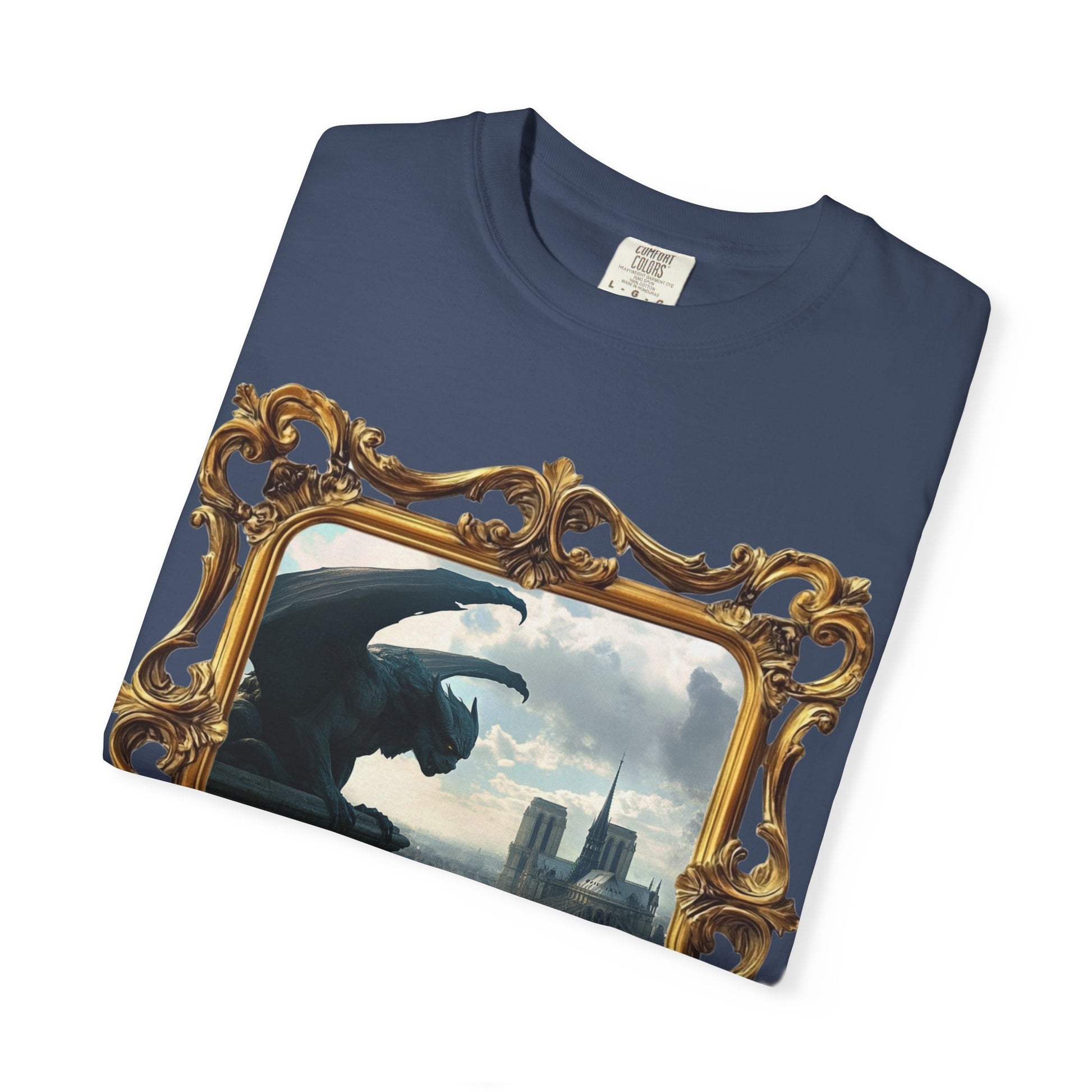 Paris mysteries gothic t-Shirt - Unique gargoyle design