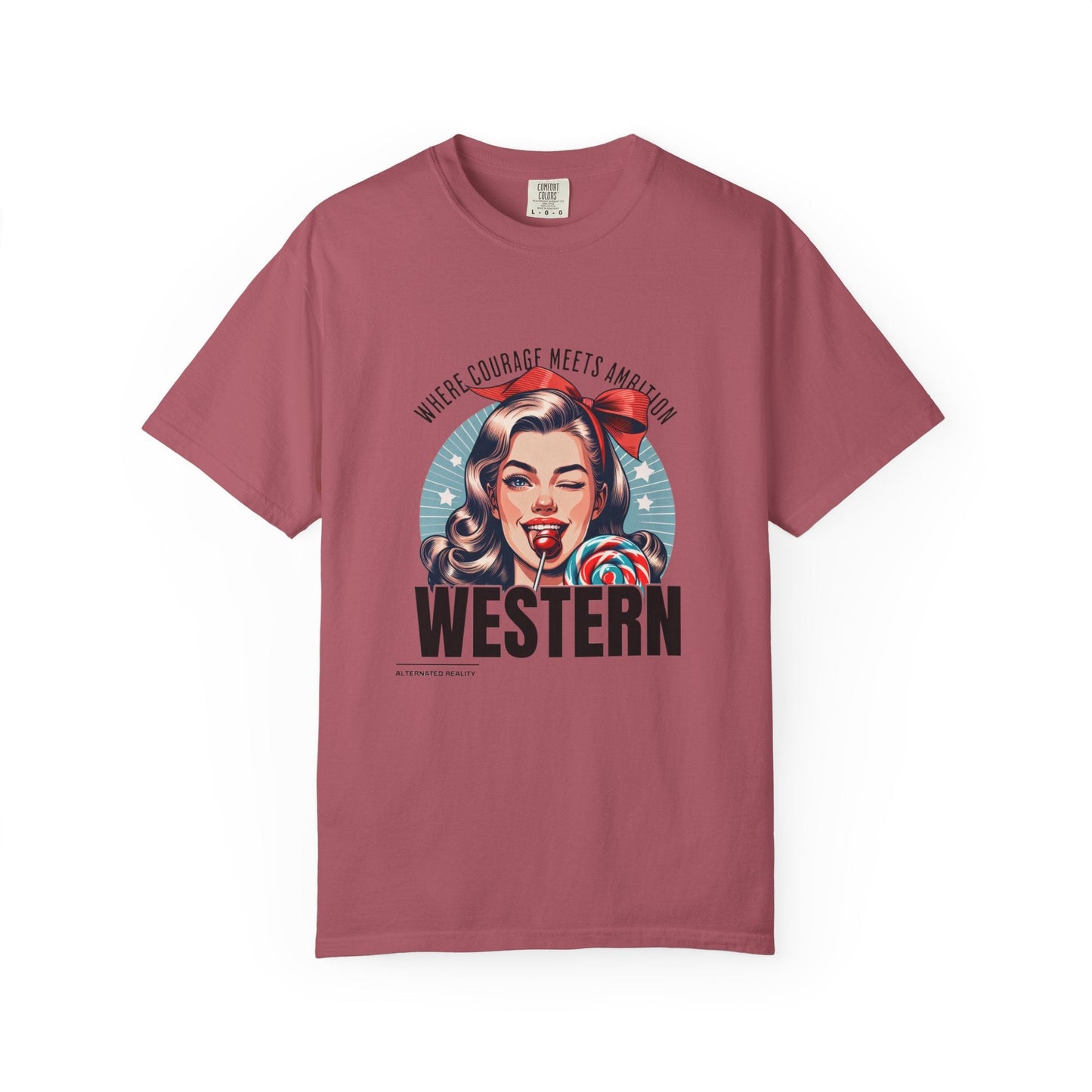 Vintage western adventure t-shirt for audacious style