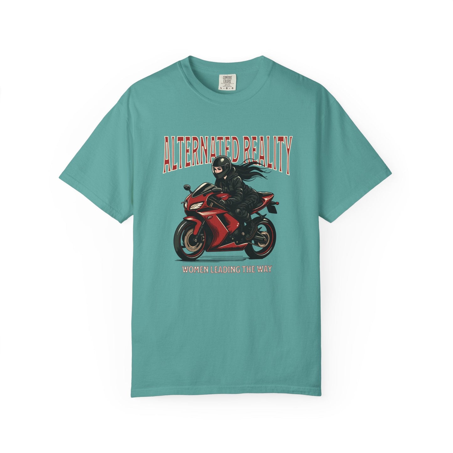 Woman Biker t- shirt - Empowerment & vintage style