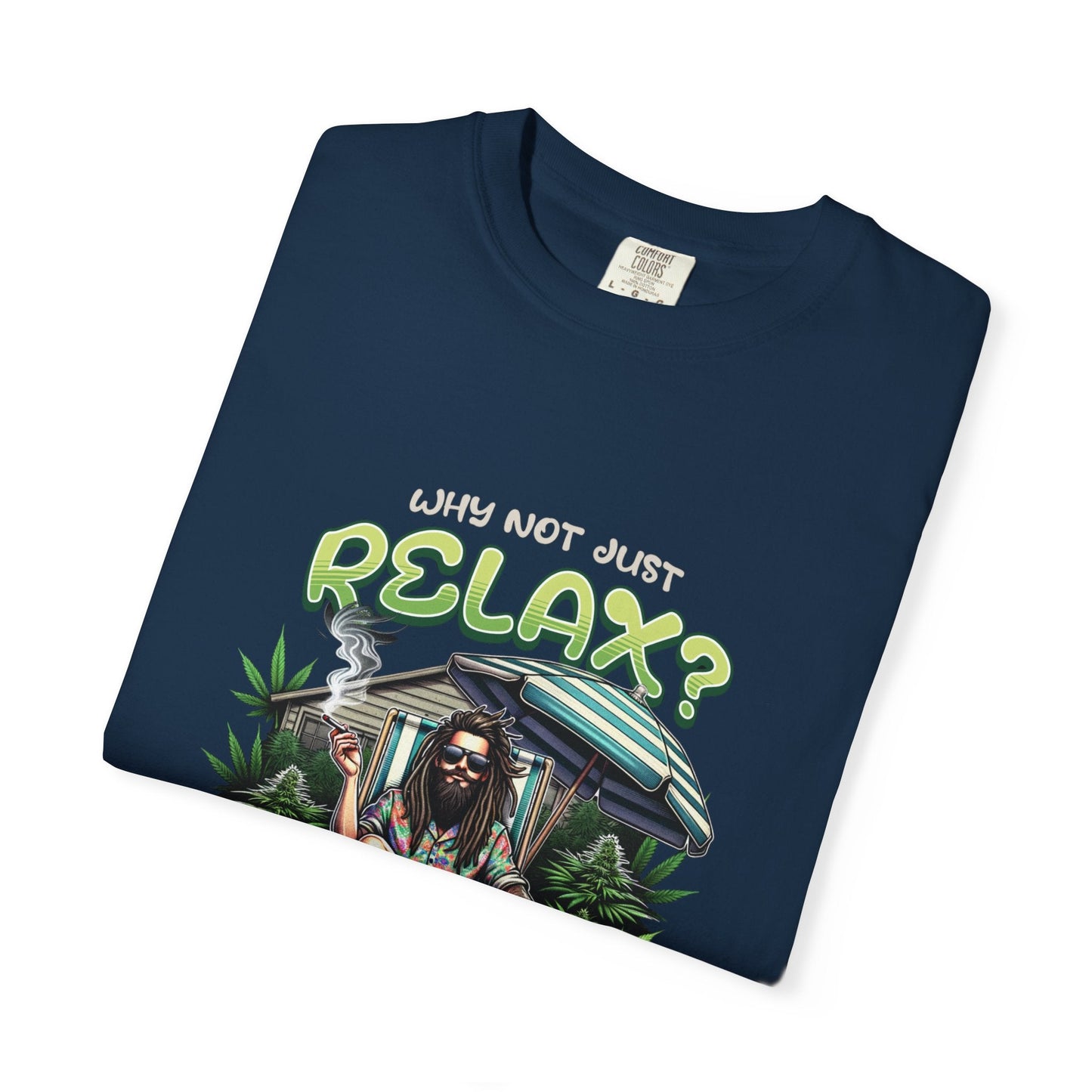 Smoking neighbor humoristic and relaxation design