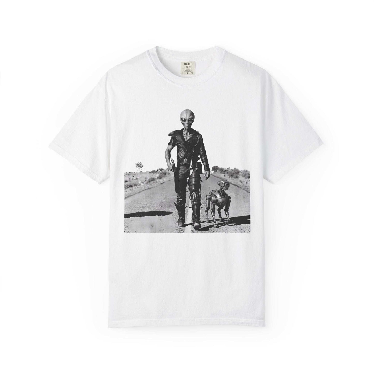 The road warrior military-style cargo T-shirt for rugged outdoor and urban adventures