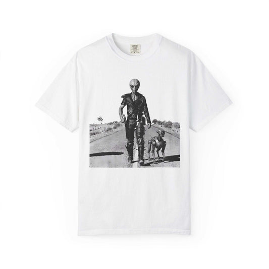 The road warrior military-style cargo T-shirt for rugged outdoor and urban adventures