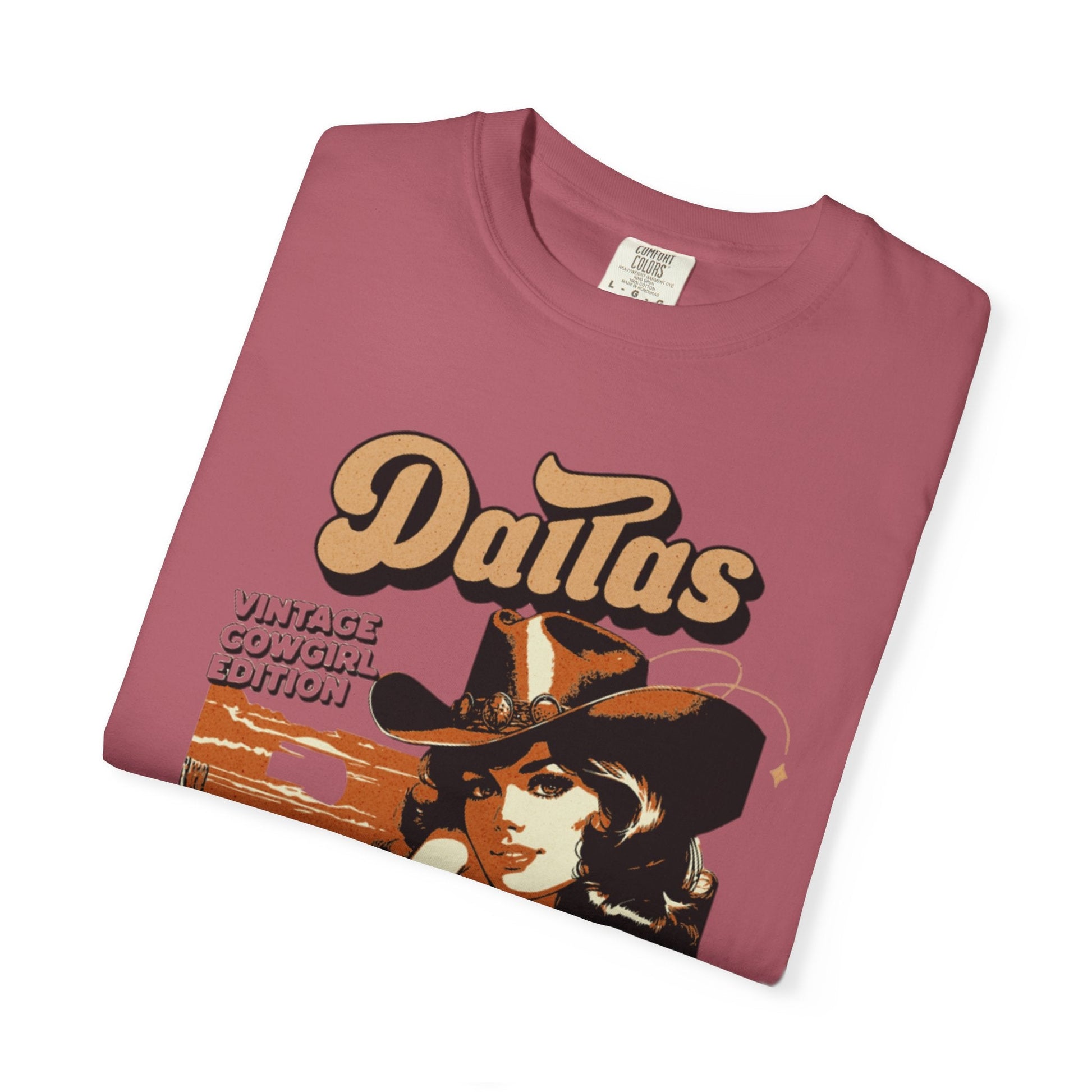 Western retro Dallas my heart t-shirt for vintage lovers