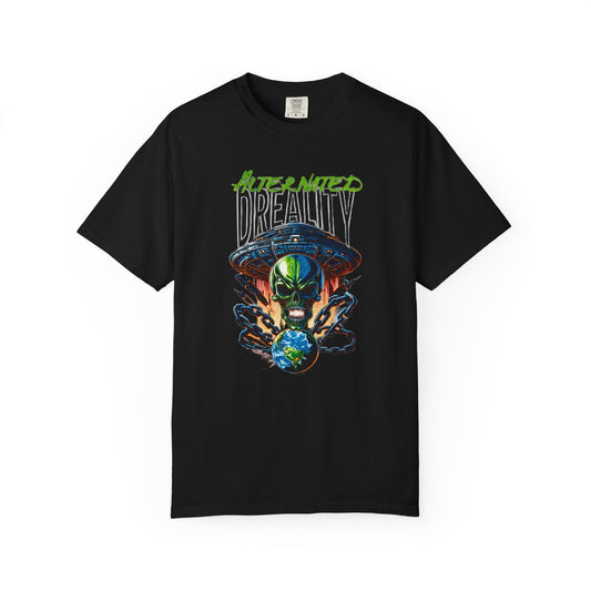 Alien invasion t-shirt - Comfortable & Durable garment-Dyed style