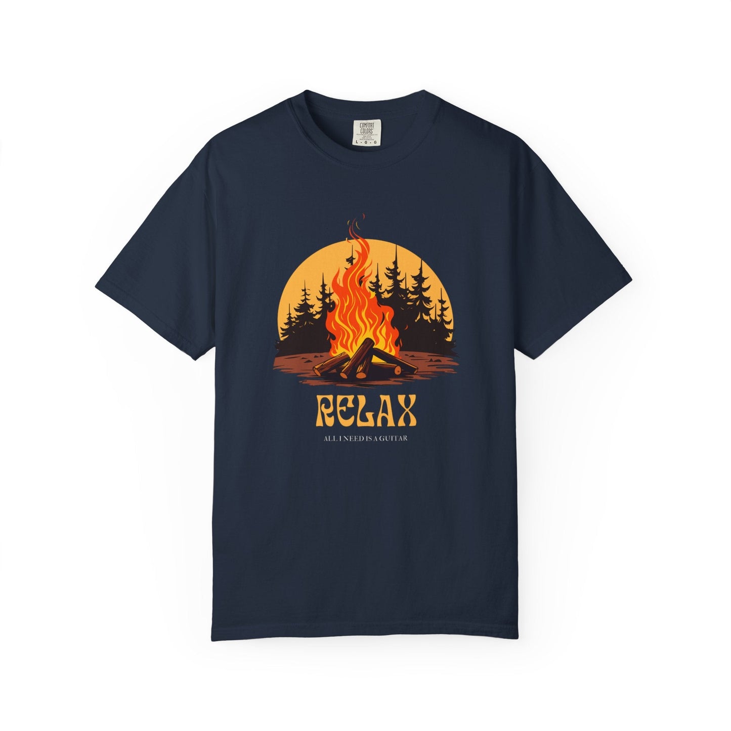 Bonfire relax unisex t-shirt – nature Inspired camping tee