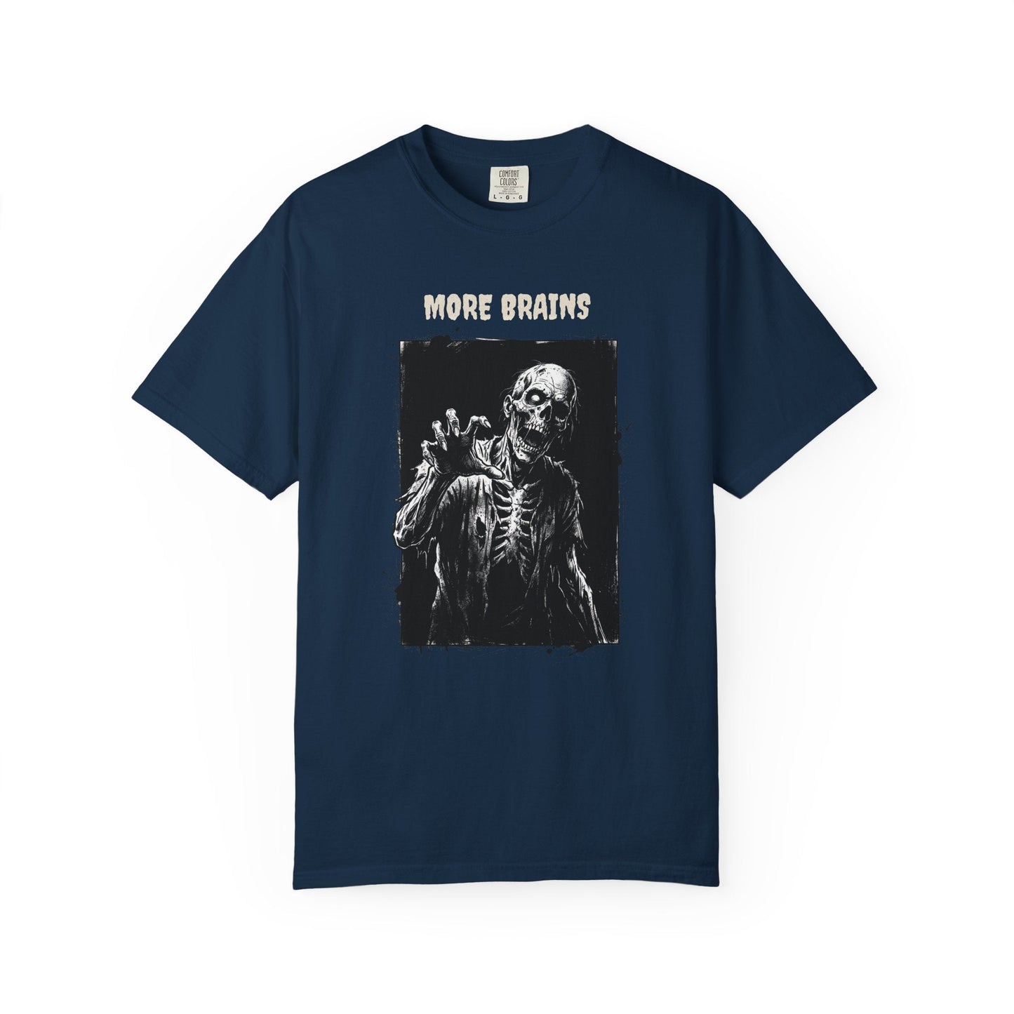 More Brains Zombie Skull T-Shirt 
