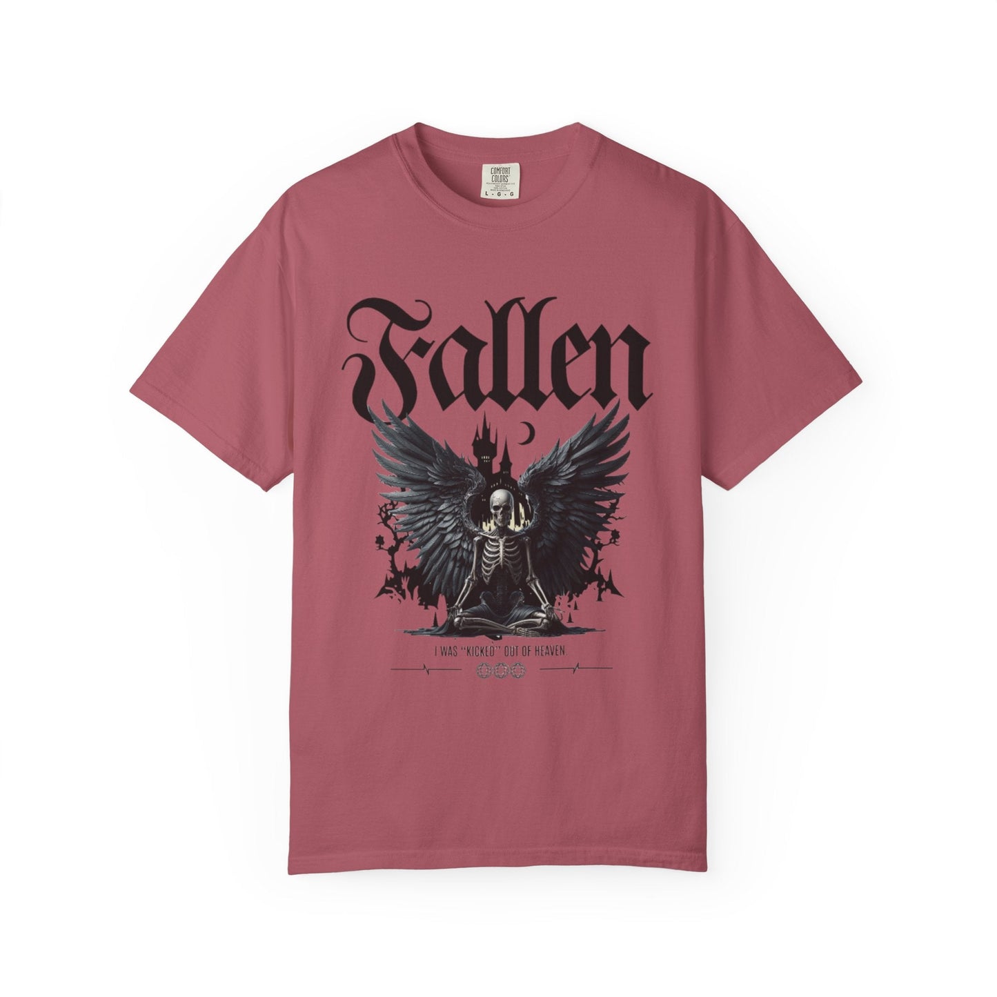 Fallen angel gothic t-shirt - Dark & Mystical Style - Rock attitude