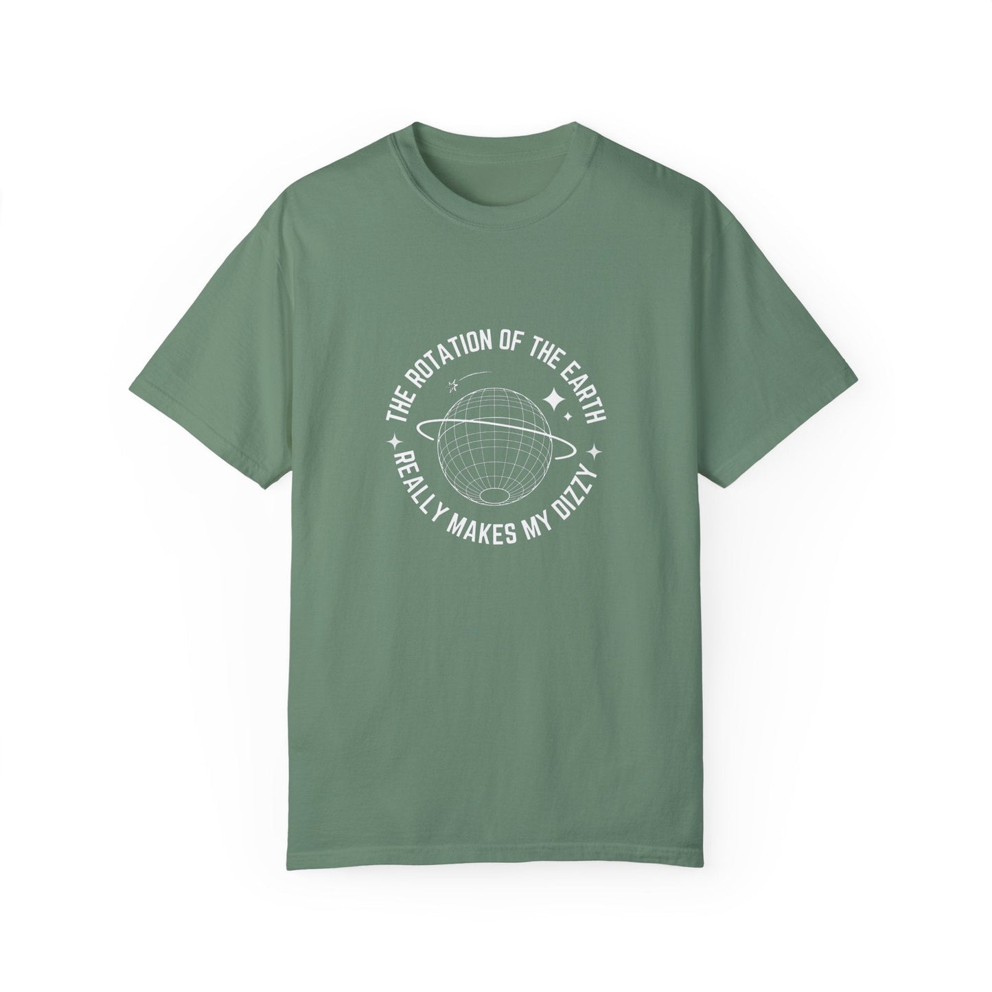 Touristic figure t-shirt | trendy & unique globe design earth rotation