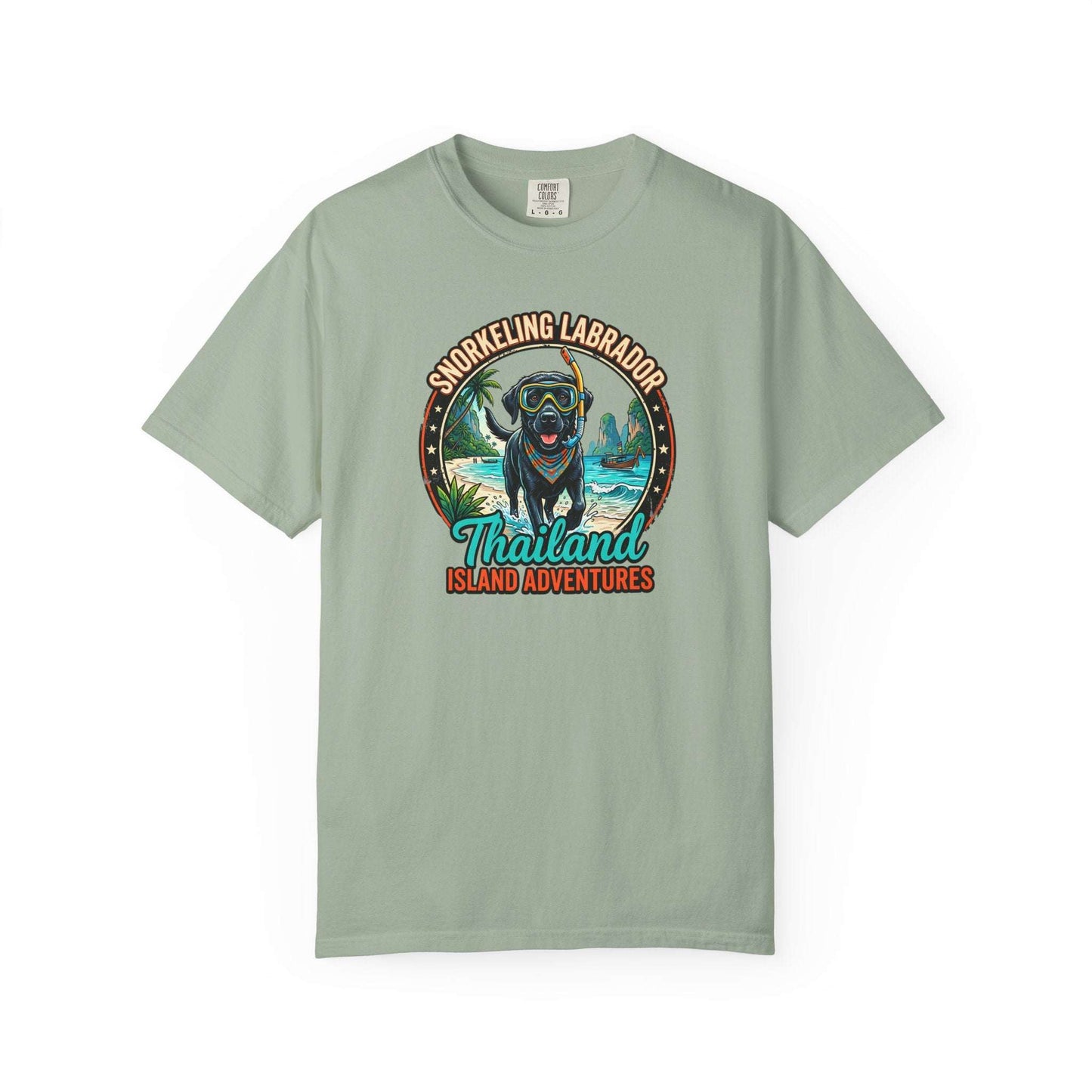 Labrador Holidays in Thailand Fun Tee for Dogs Lovers