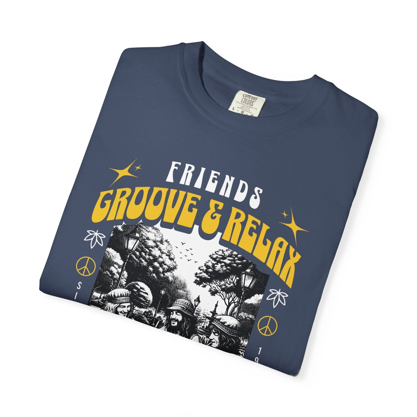 Hippies and Friends Vintage Groove T-Shirt - Relaxed Style & Comfort